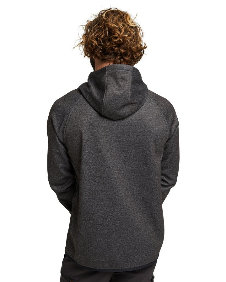 Burton Men's Crown Weatherproof Pullover Fleece - True Black Heather - Image 3