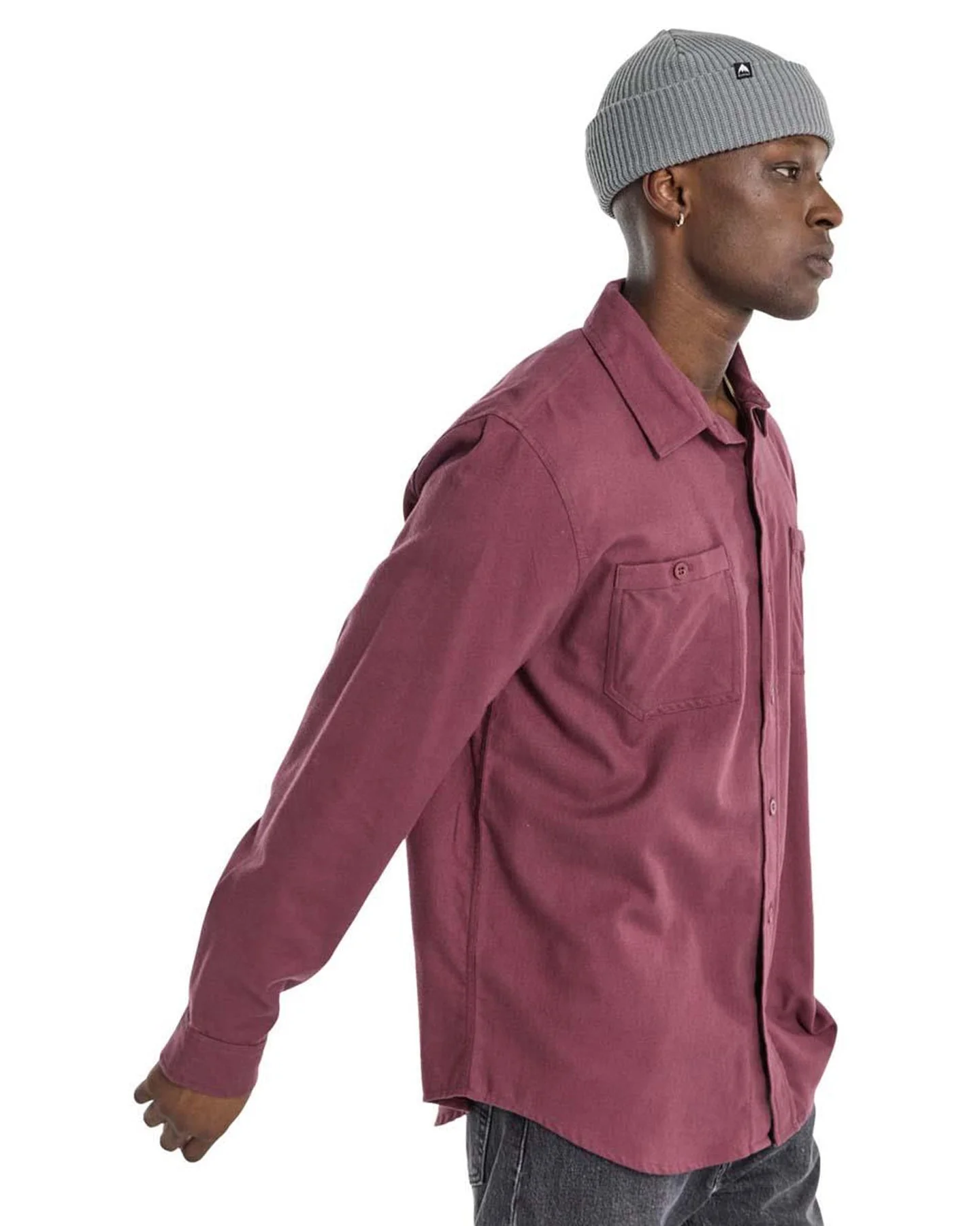 Burton Men's Favorite Long Sleeve Flannel - Almandine - Image 2