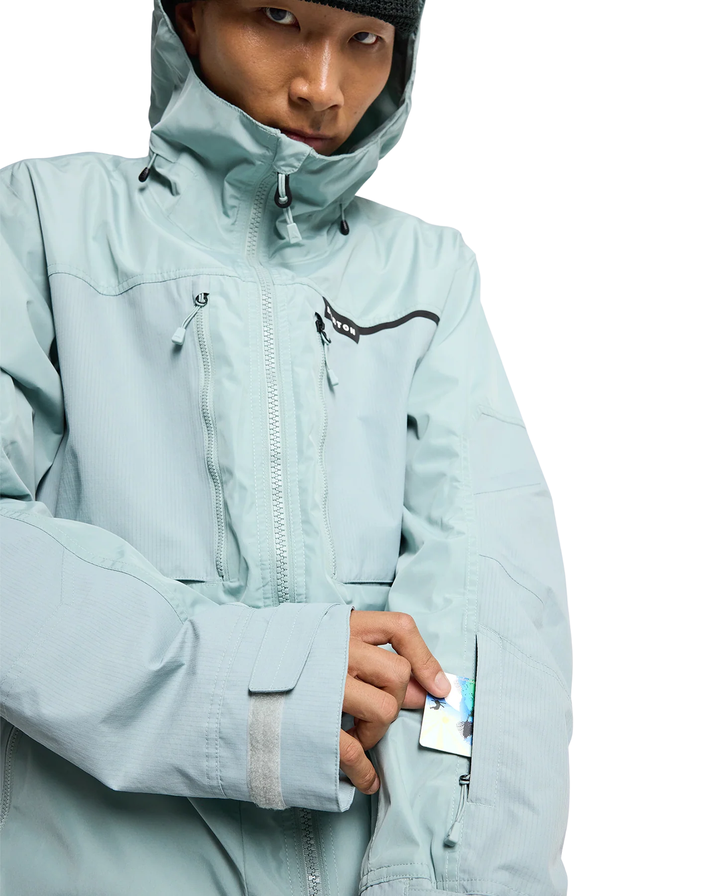 Burton Men's Frostner 2L Snow Jacket - Petrol Green - Image 4