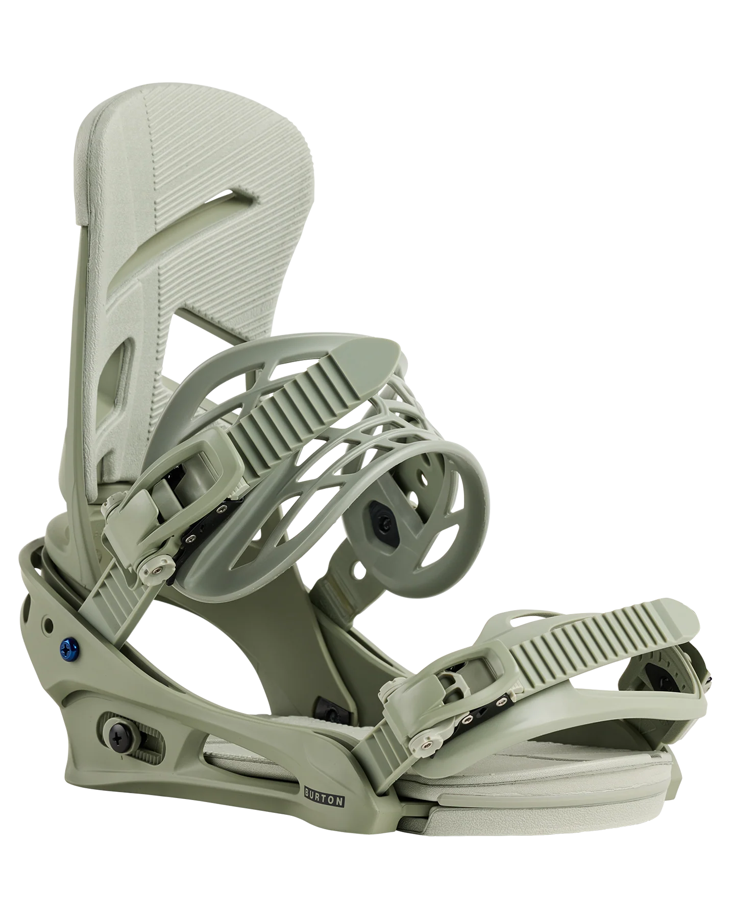 Burton Men's Mission Re:Flex Snowboard Bindings - Talc Green - Image 2