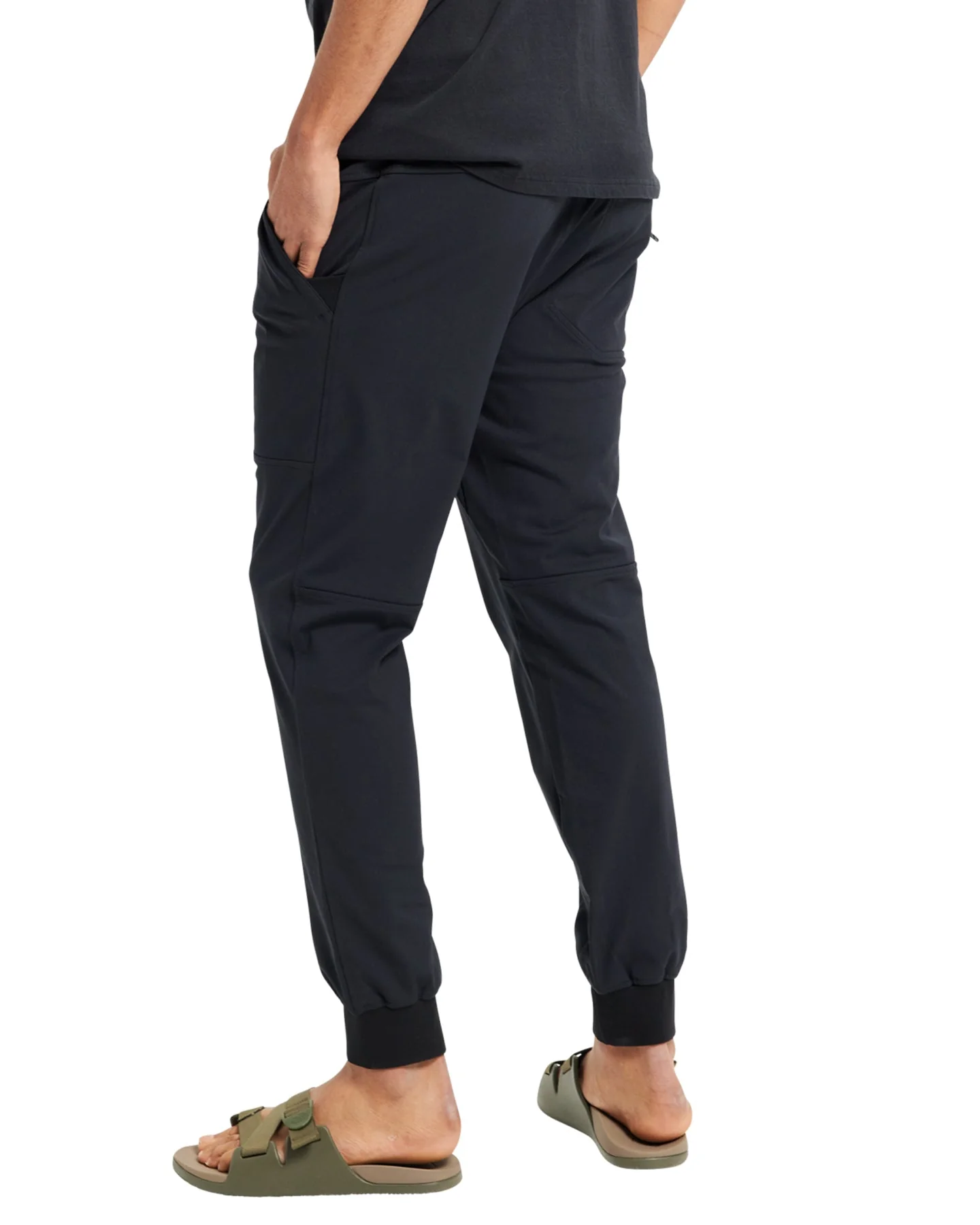 Burton Men's Multipath Jogger Pants - True Black - Image 3