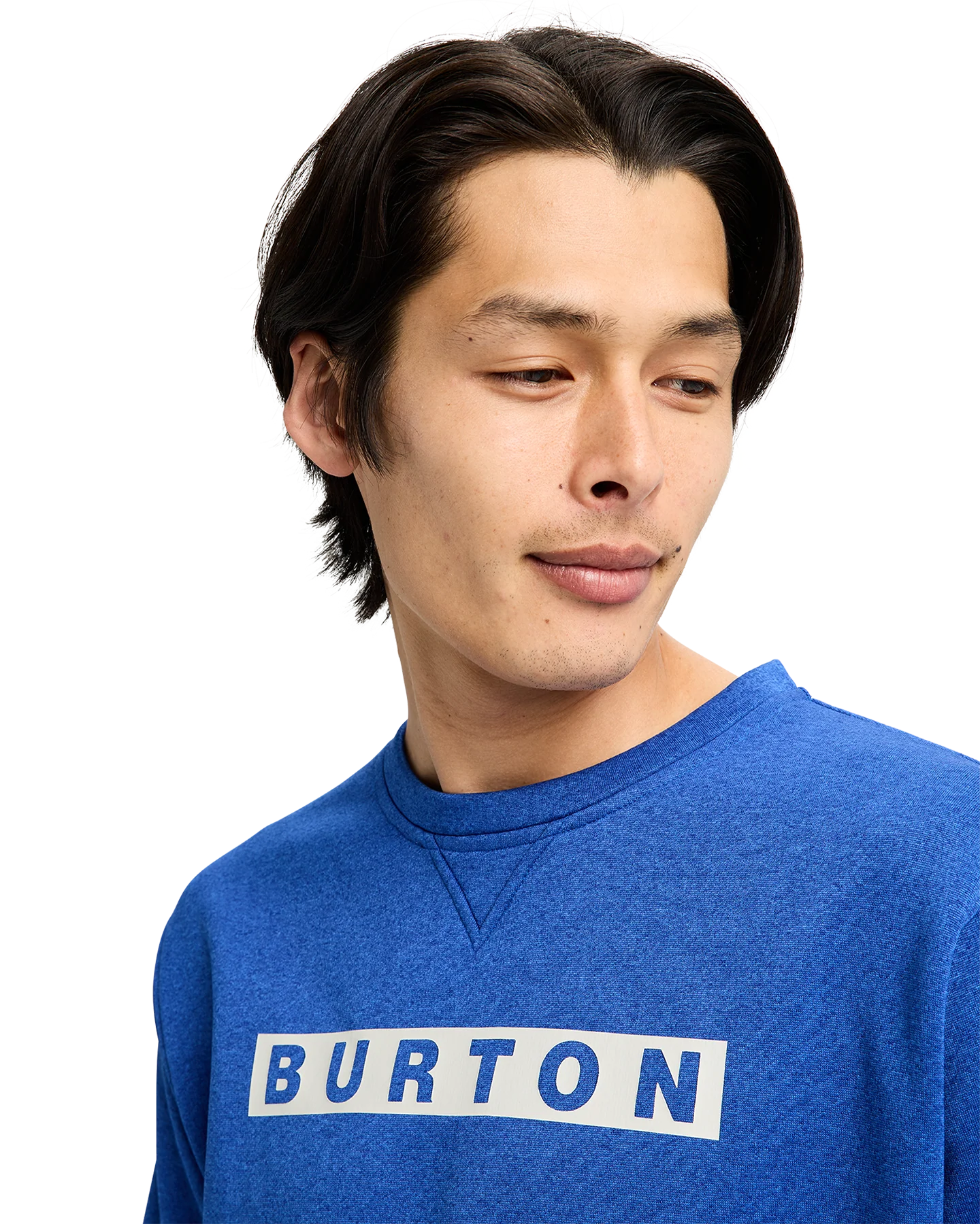 Burton Men's Oak Pullover Crewneck - Jake Blue Heather - Image 5