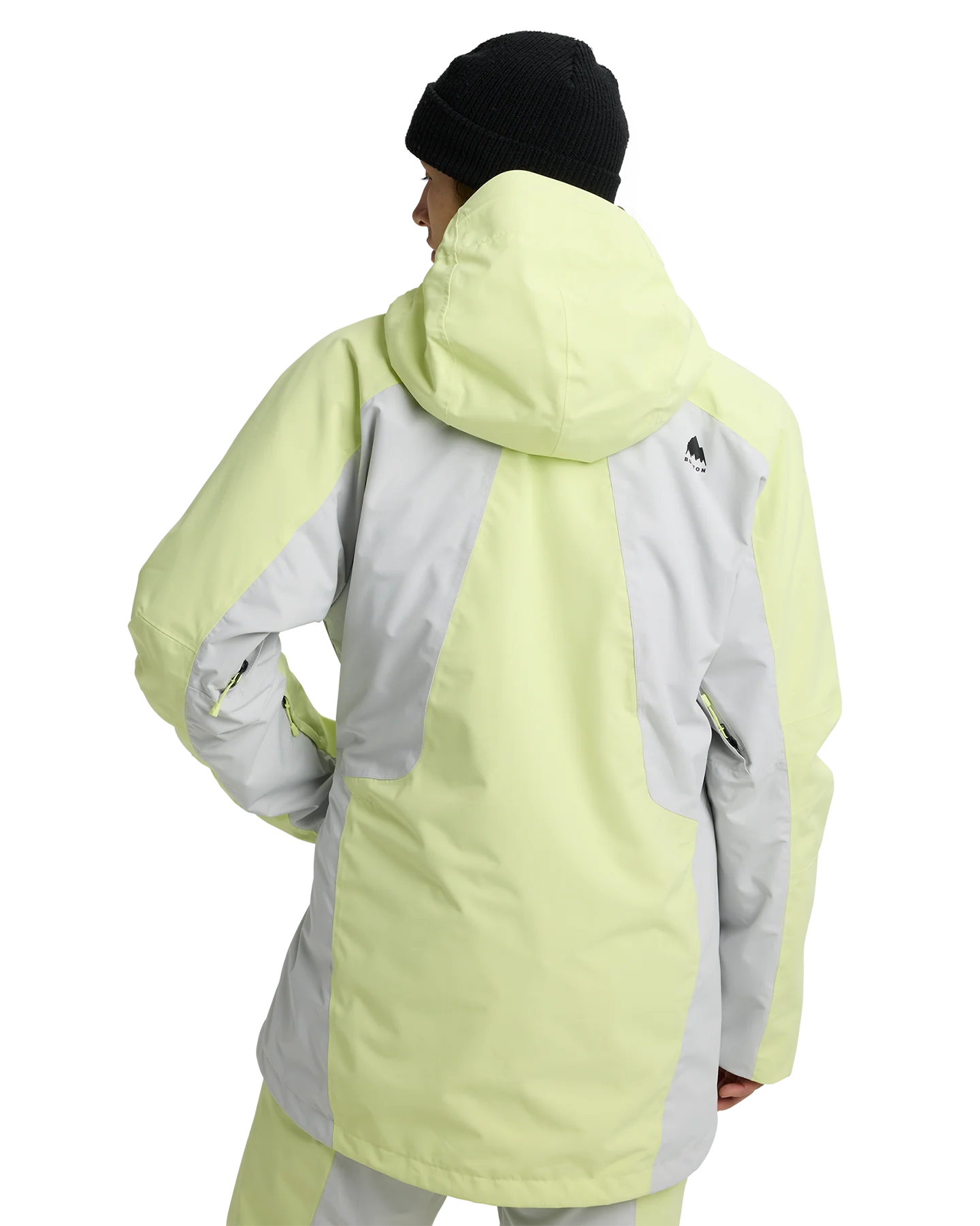 Burton Men's Reserve 2L 3-In-1 Snow Jacket - Glow Yellow Green/Gray Cloud - Image 6