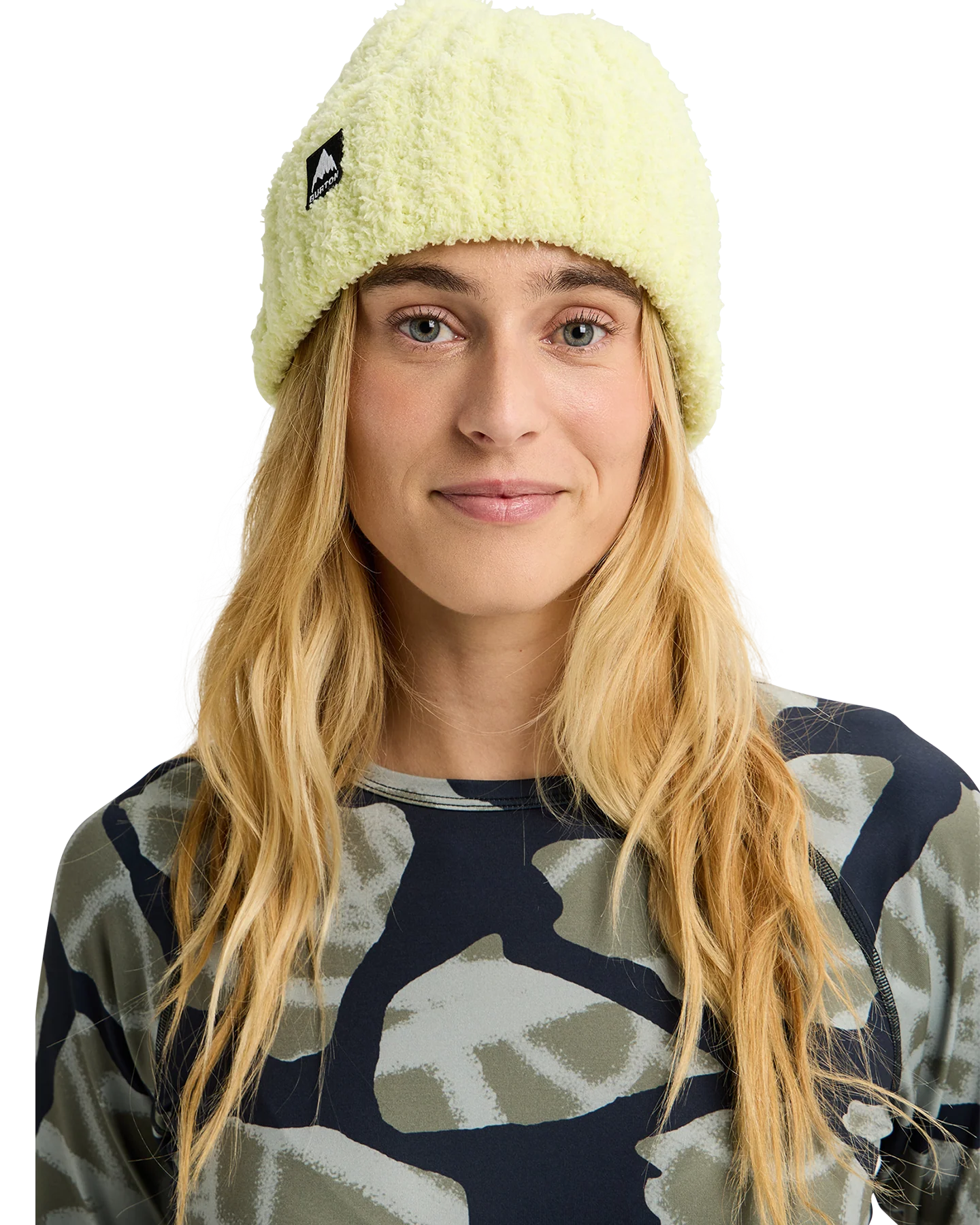 Burton Plush Beanie - Glow Yellow Green - Image 2