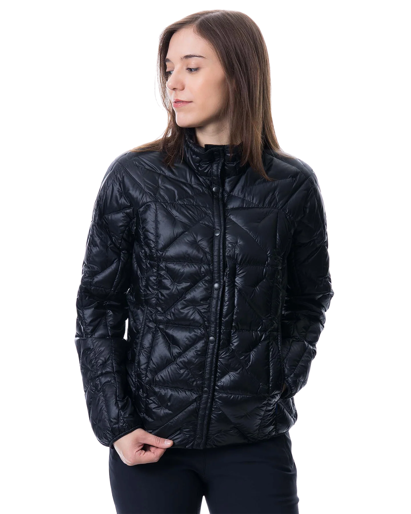 Burton Women's [ak]® Baker Ultralight Down Jacket - True Black - Image 3