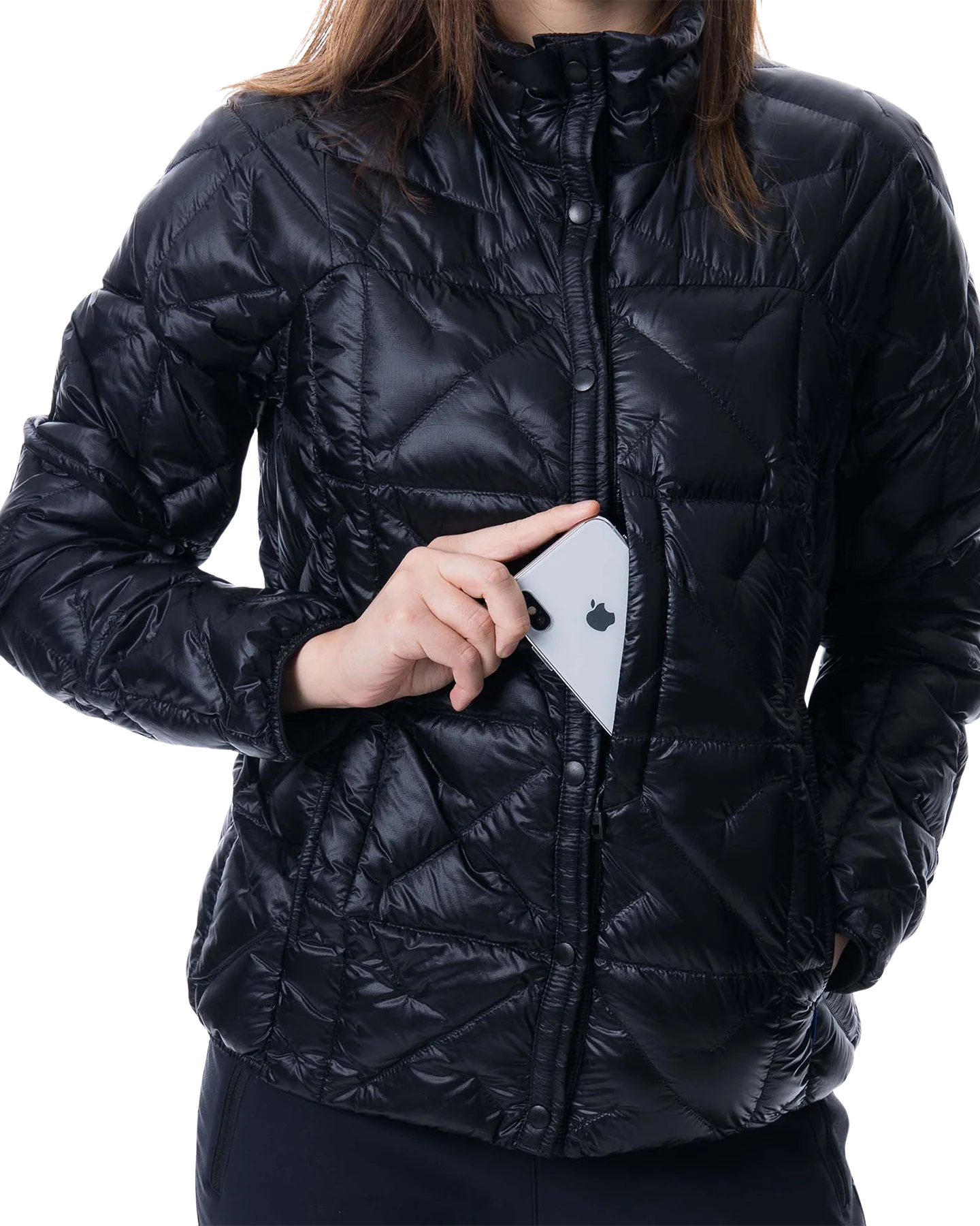 Burton Women's [ak]® Baker Ultralight Down Jacket - True Black - Image 7