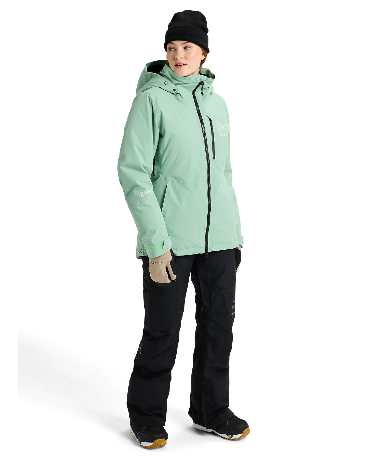 Burton Women's [ak]® Flare 2L GORE-TEX® Down Snow Jacket - Soft Sage - Image 3