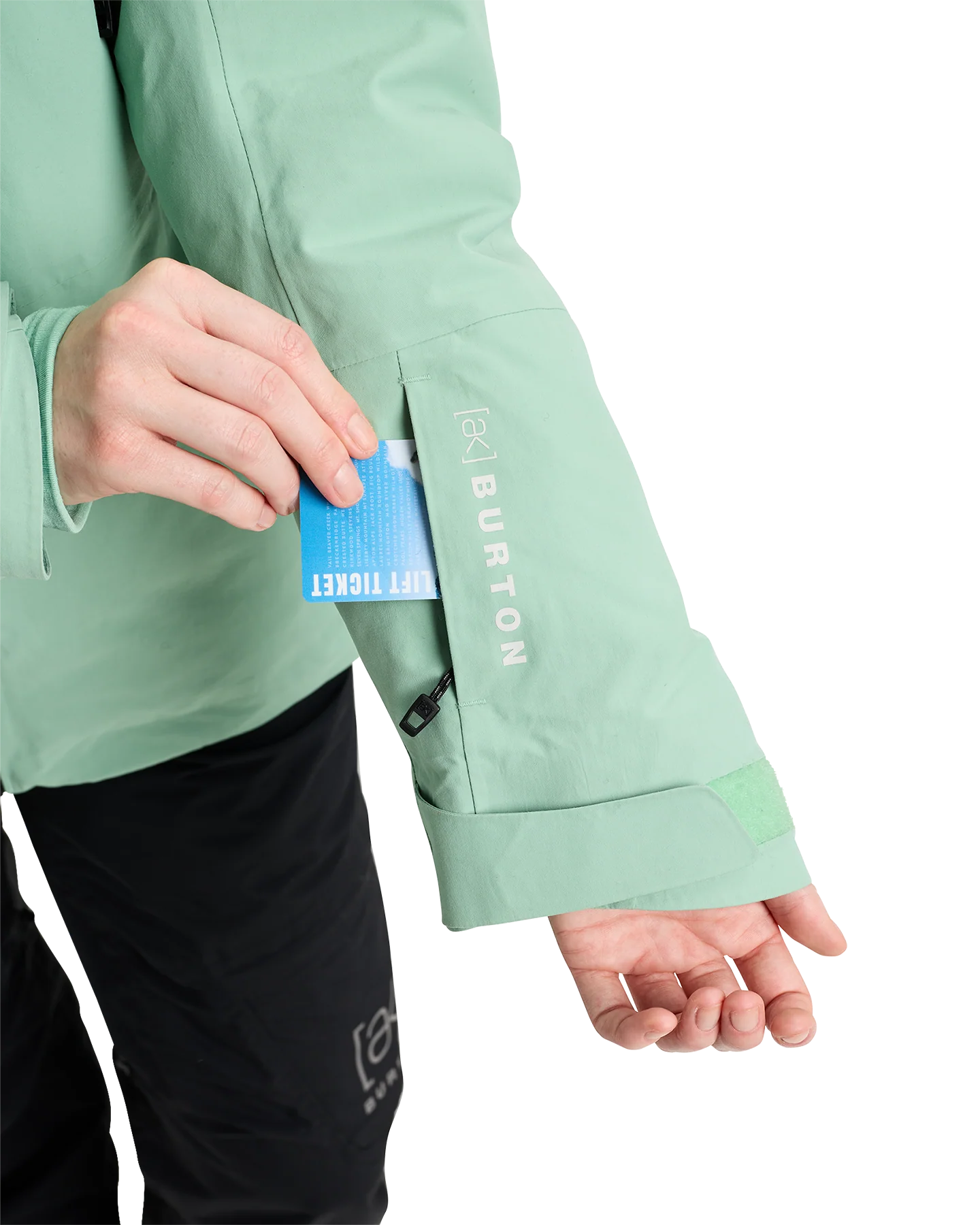 Burton Women's [ak]® Flare 2L GORE-TEX® Down Snow Jacket - Soft Sage - Image 7
