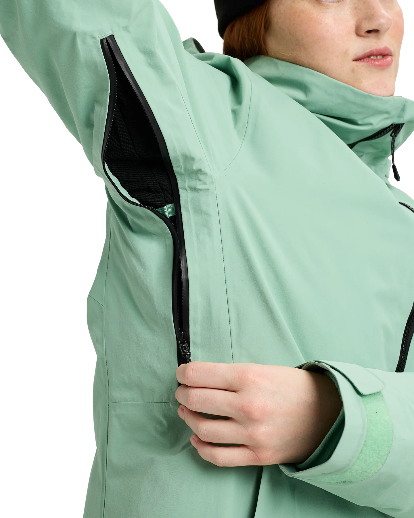 Burton Women's [ak]® Flare 2L GORE-TEX® Down Snow Jacket - Soft Sage - Image 9