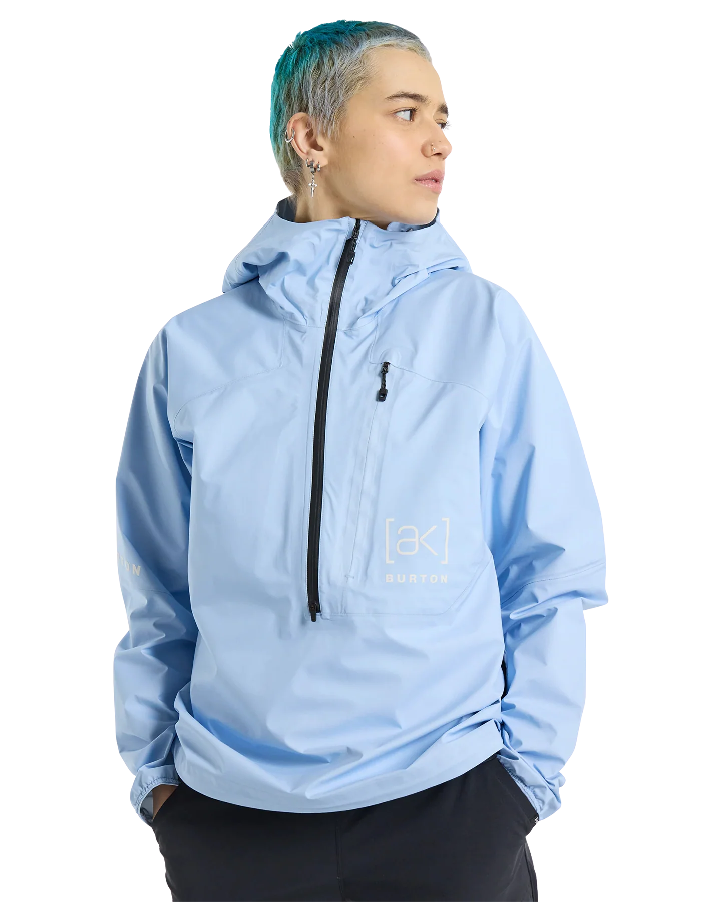 Burton Women's [ak]® GORE-TEX® 3L Minimalist Anorak Rain Jacket - Moonrise - Image 2