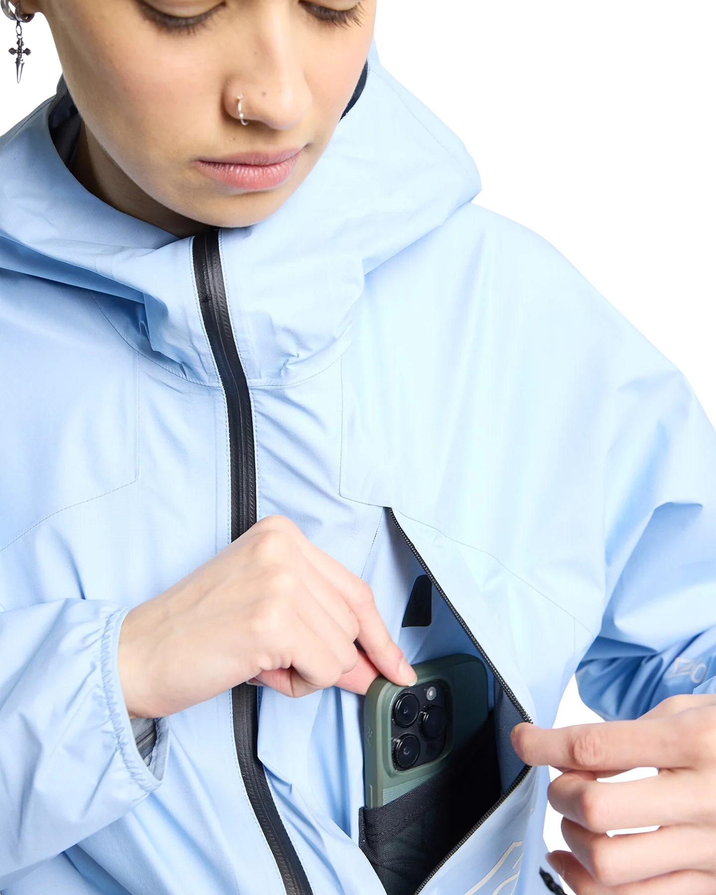Burton Women's [ak]® GORE-TEX® 3L Minimalist Anorak Rain Jacket - Moonrise - Image 7