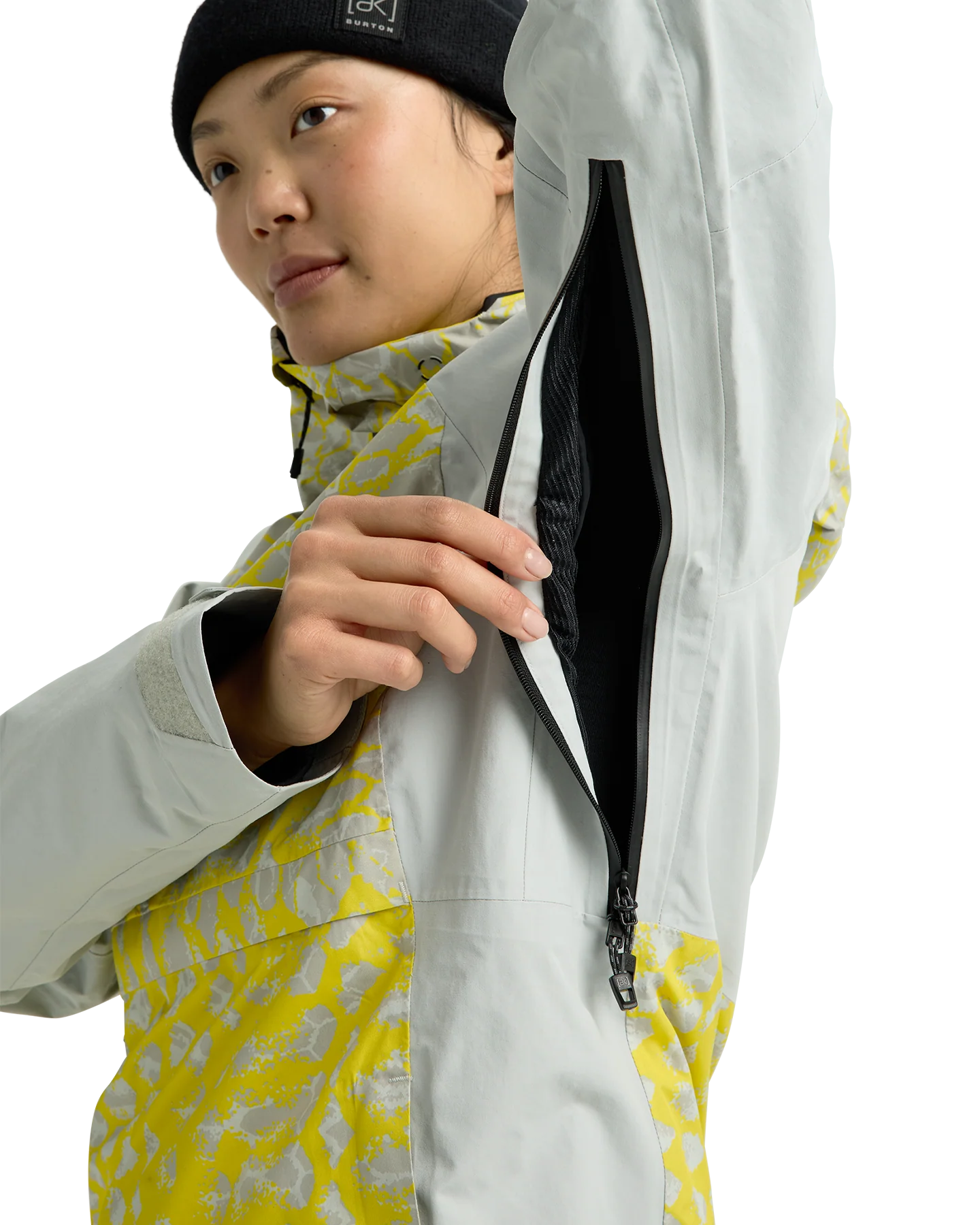 Burton Women's [ak]® Kimmy GORE-TEX® 2L Snow Anorak - Atomic Shatter/Gray Cloud - Image 7