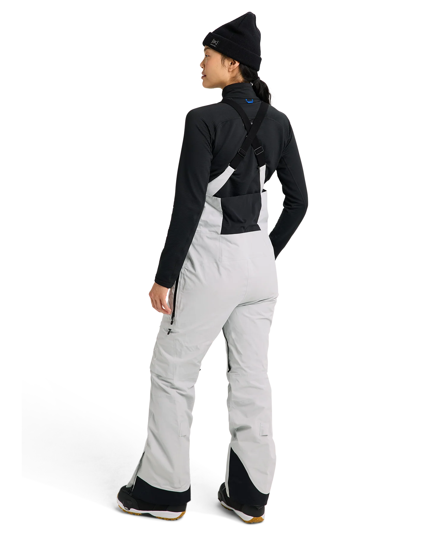 Burton Women's [ak]® Kimmy GORE-TEX® 2L Snow Bib Pants - Gray Cloud - Image 4