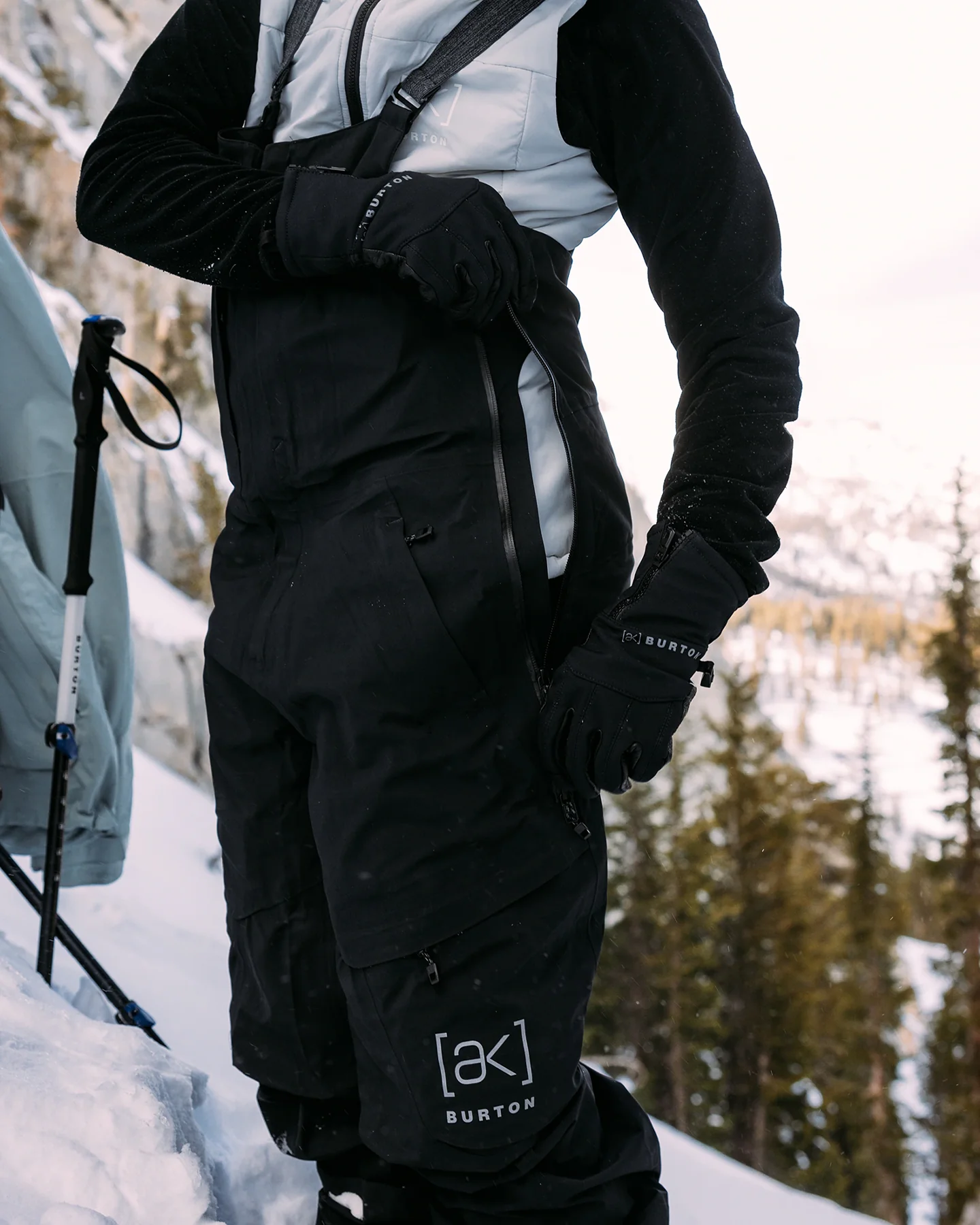 Burton Women's [ak]® Kimmy GORE-TEX® 2L Snow Bib - True Black - Image 5