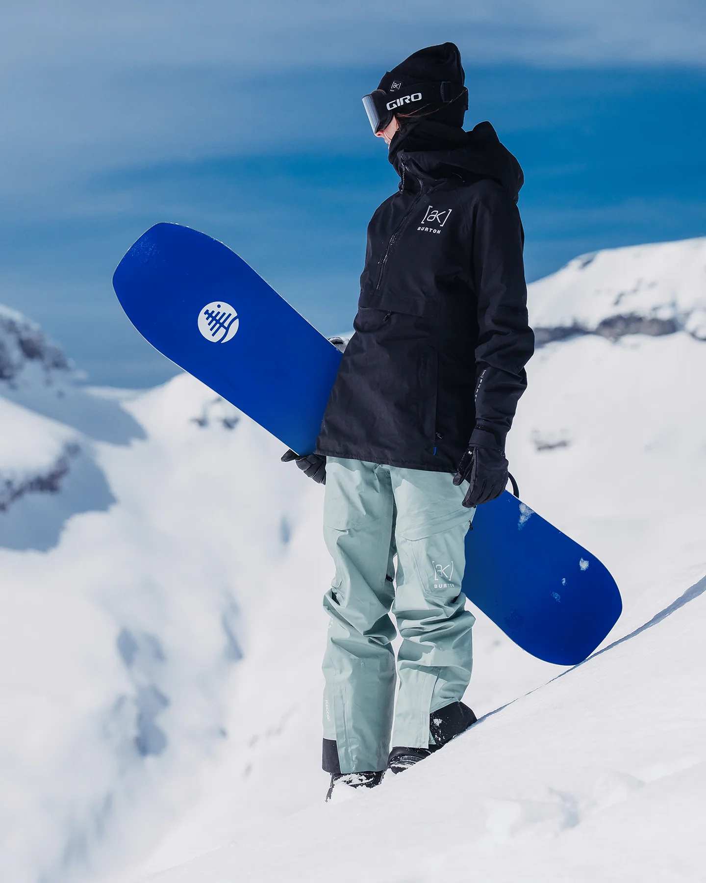 Burton Women's [ak]® Kimmy GORE-TEX® 3L Snow Bib - Petrol Green - Image 3