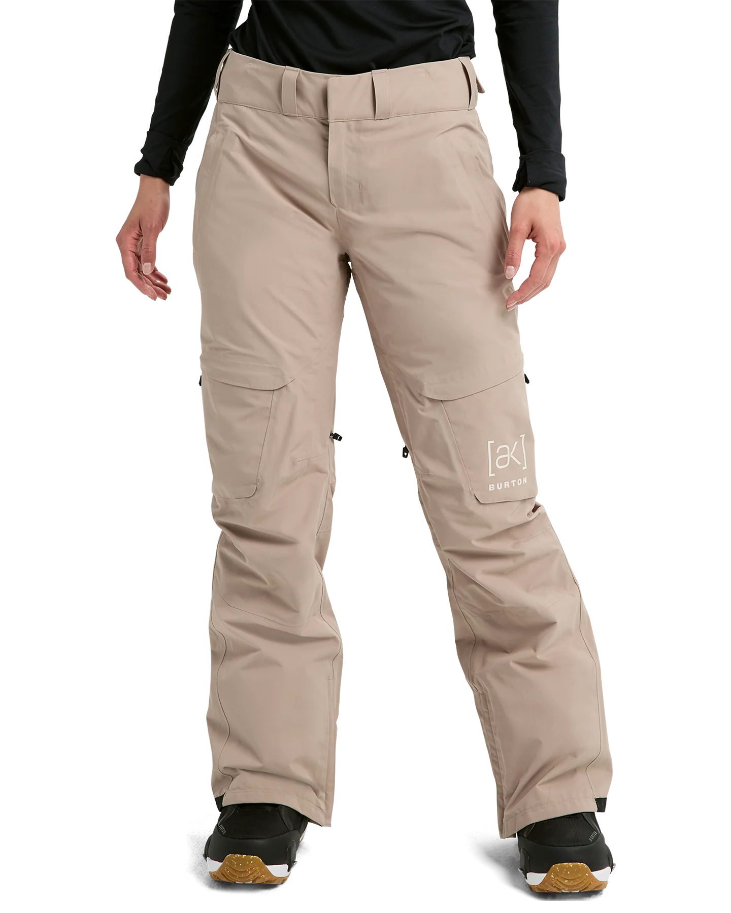 Burton Women's [ak]® Summit GORE-TEX® 2L Insulated Snow Pants - Summit Taupe - Image 3