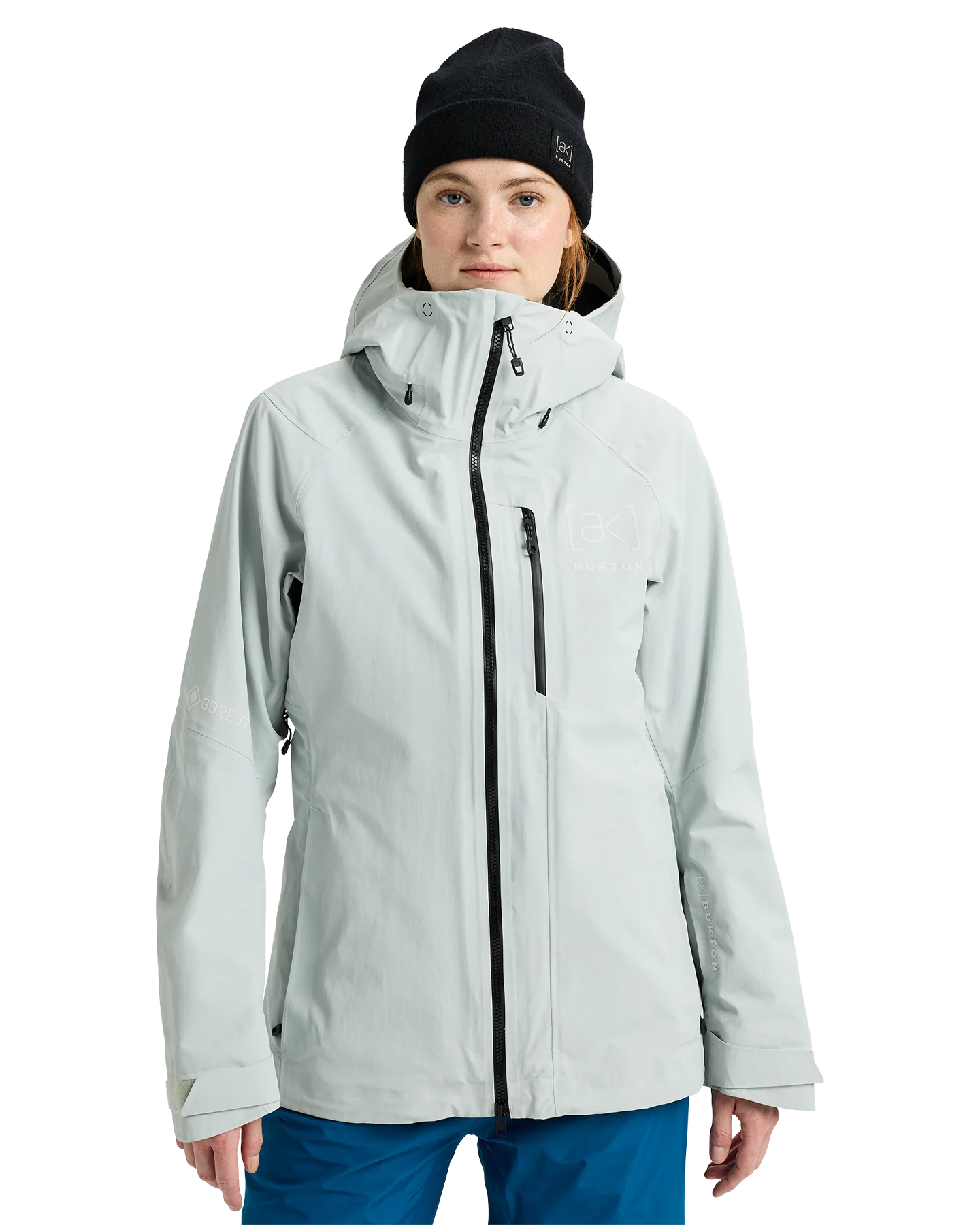 Burton Women's [ak]® Upshift Gore-Tex 2L Snow Jacket - Gray Cloud - Image 2