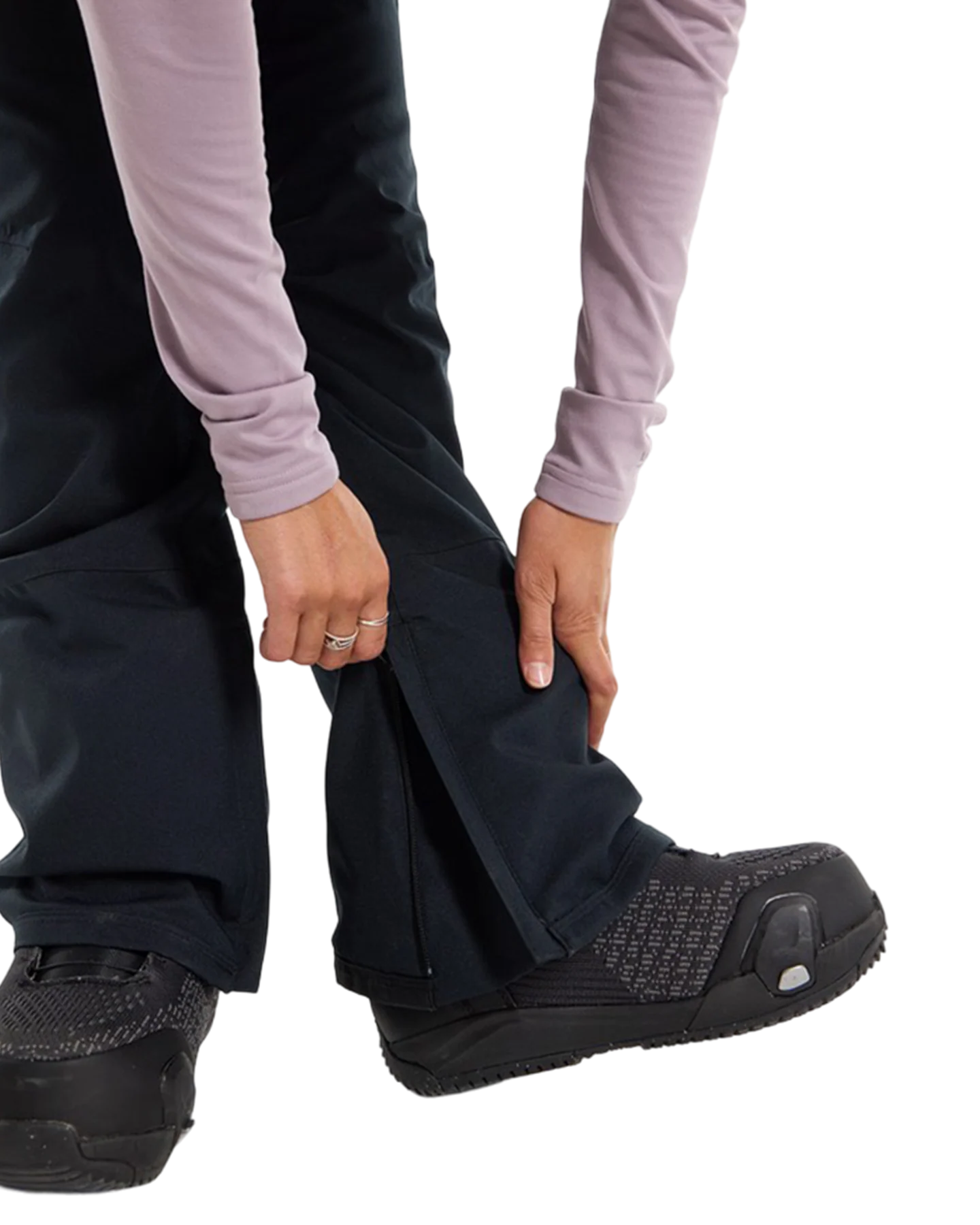 Burton Women's Avalon Stretch 2L Bib Snow Pants - True Black - Image 7