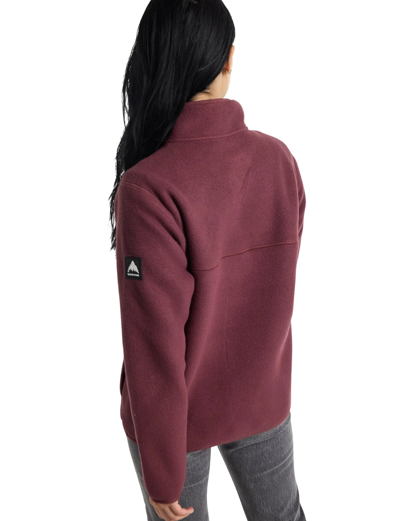 Burton Women's Cinder Fleece Pullover - Almandine - Image 4