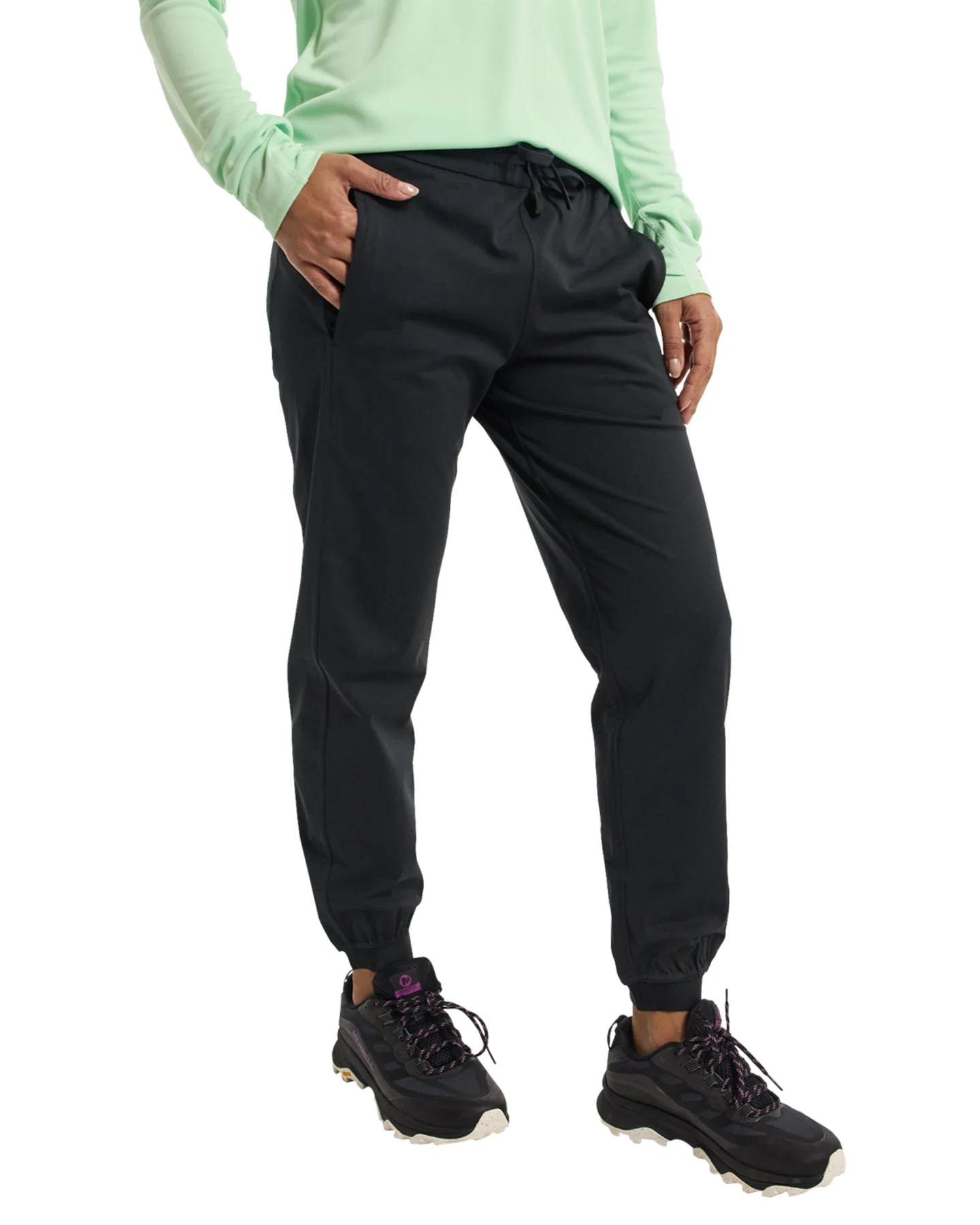 Burton Women's Multipath Jogger Pants - True Black - Image 3