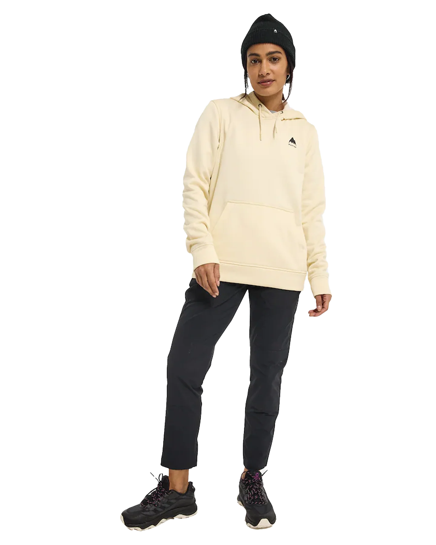 Burton Women's Oak Pullover Hoodie - Crème Brulee Heather - Image 5