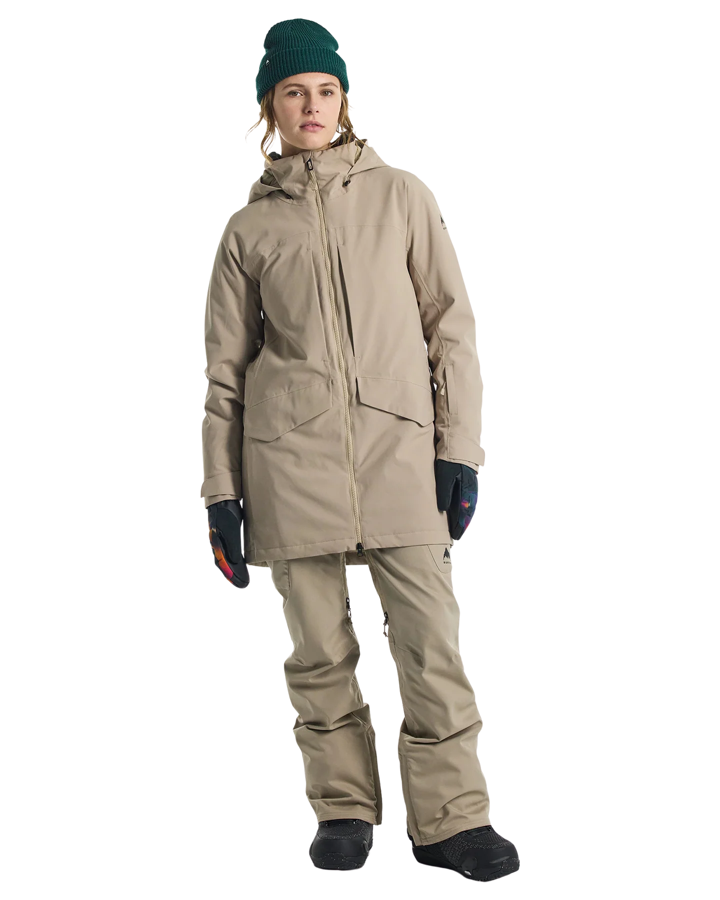 Burton Women's Prowess 2.0 2L Snow Jacket - Summit Taupe - Image 9
