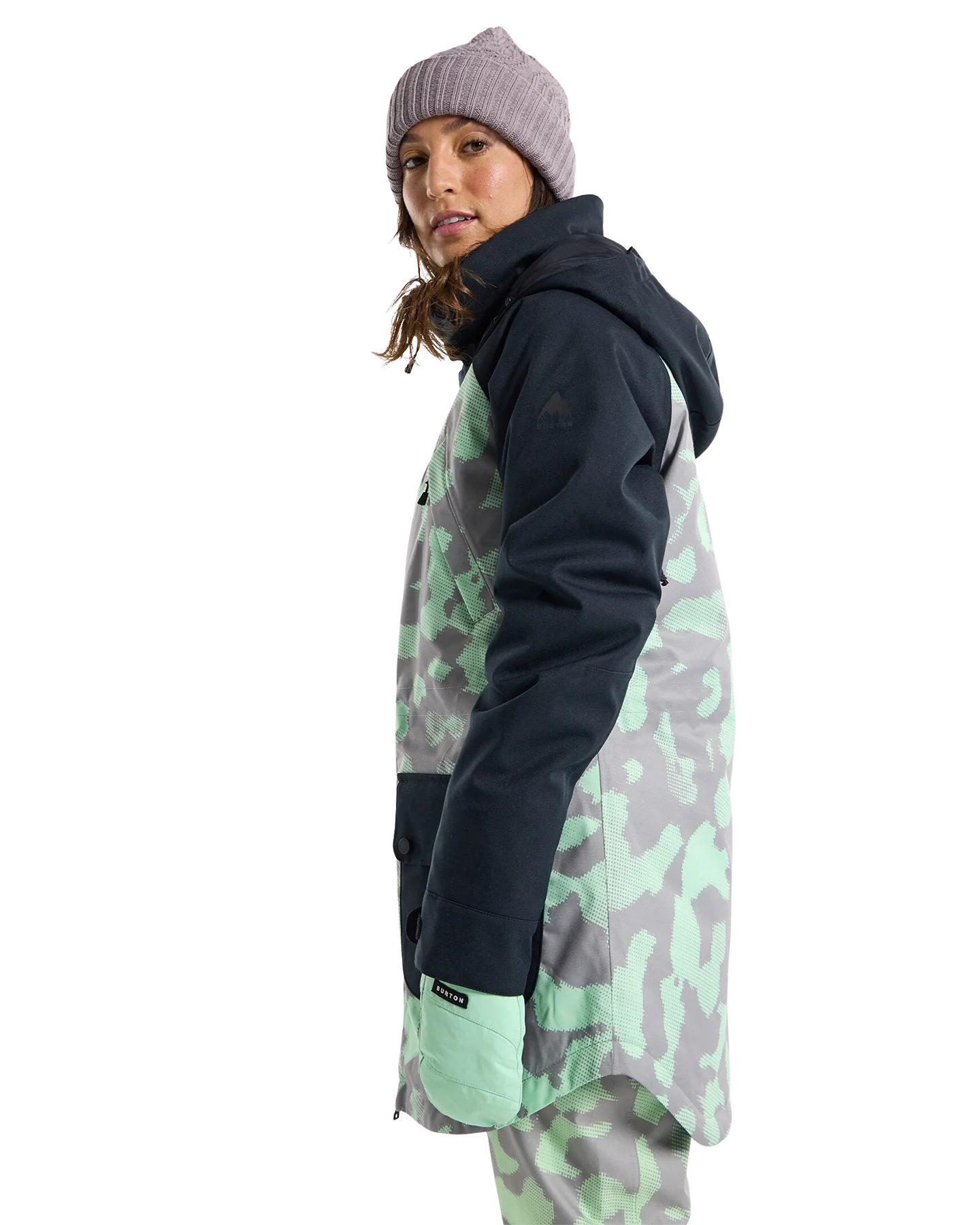 Burton Women's Prowess Snow Jacket - Rosette/True Black - Image 2