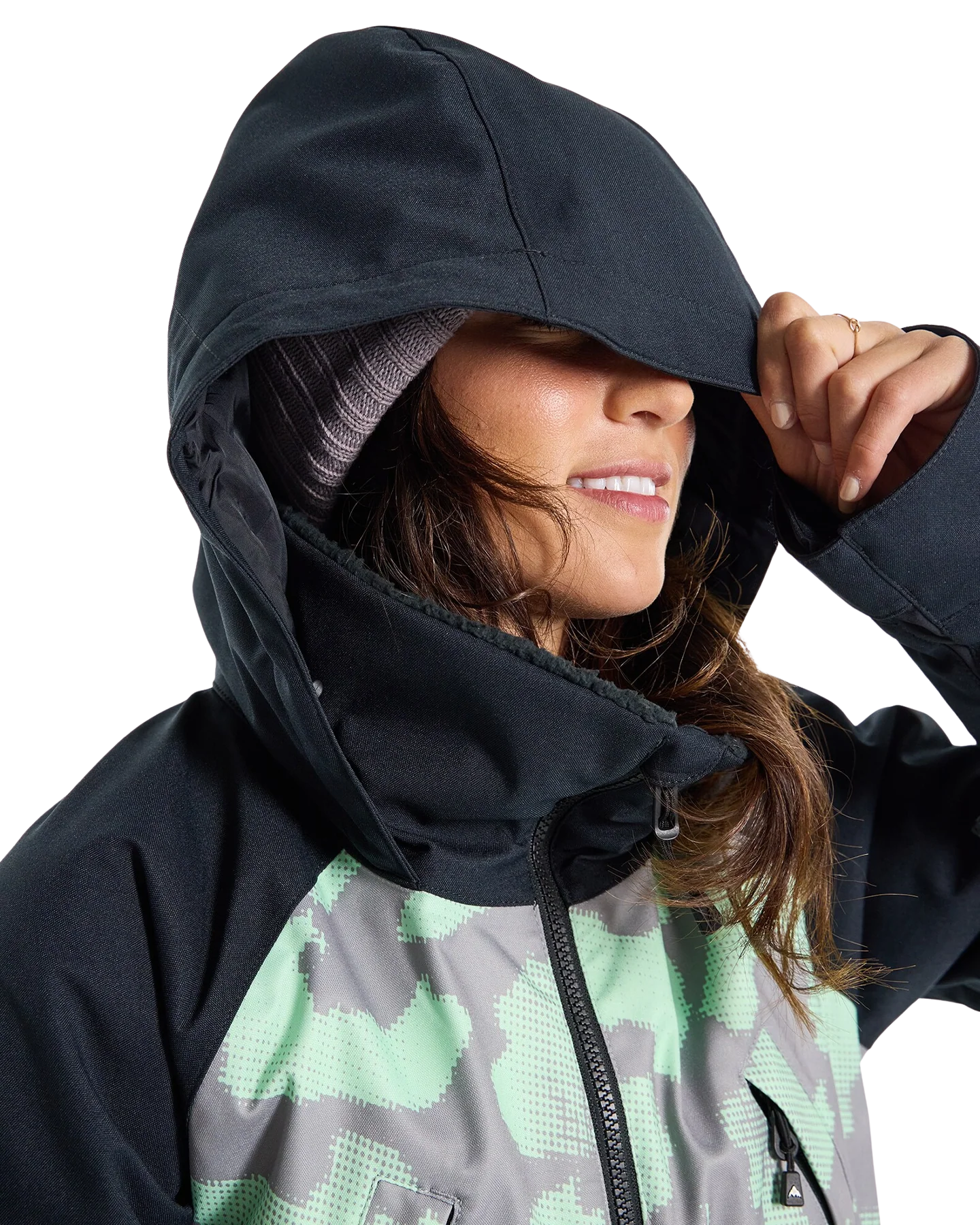 Burton Women's Prowess Snow Jacket - Rosette/True Black - Image 6