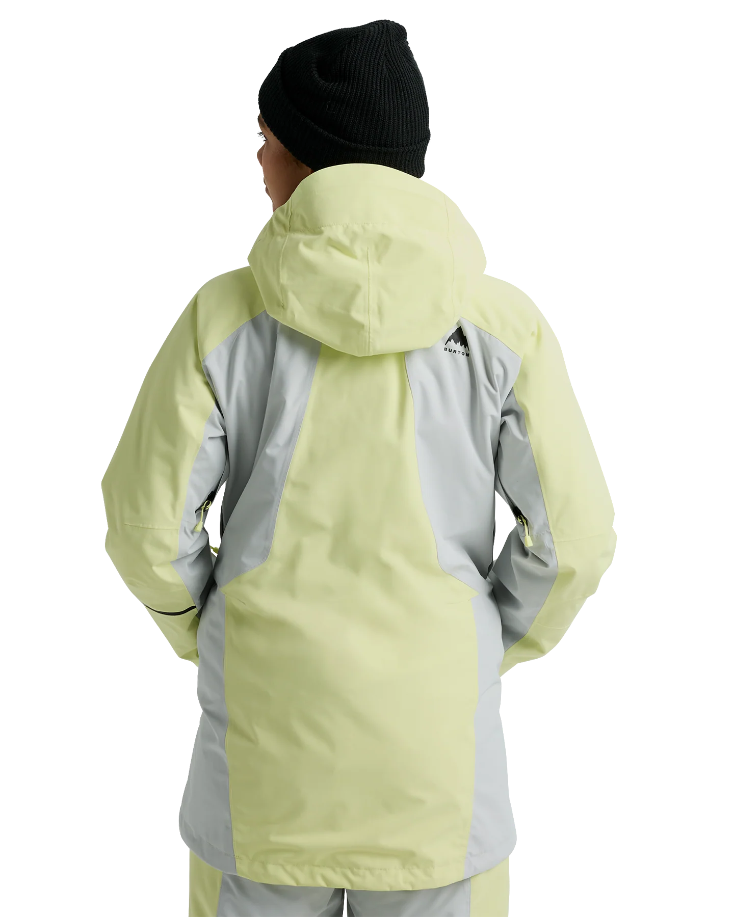 Burton Women's Reserve 2L 3-In-1 Snow Jacket - Glow Yellow Green/Gray Cloud - Image 6