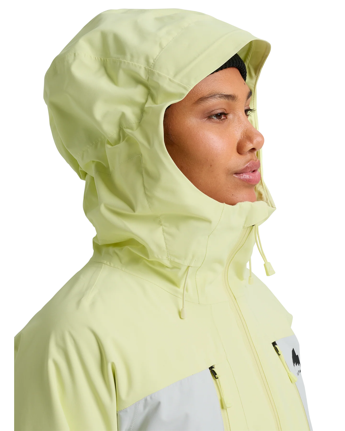 Burton Women's Reserve 2L 3-In-1 Snow Jacket - Glow Yellow Green/Gray Cloud - Image 7