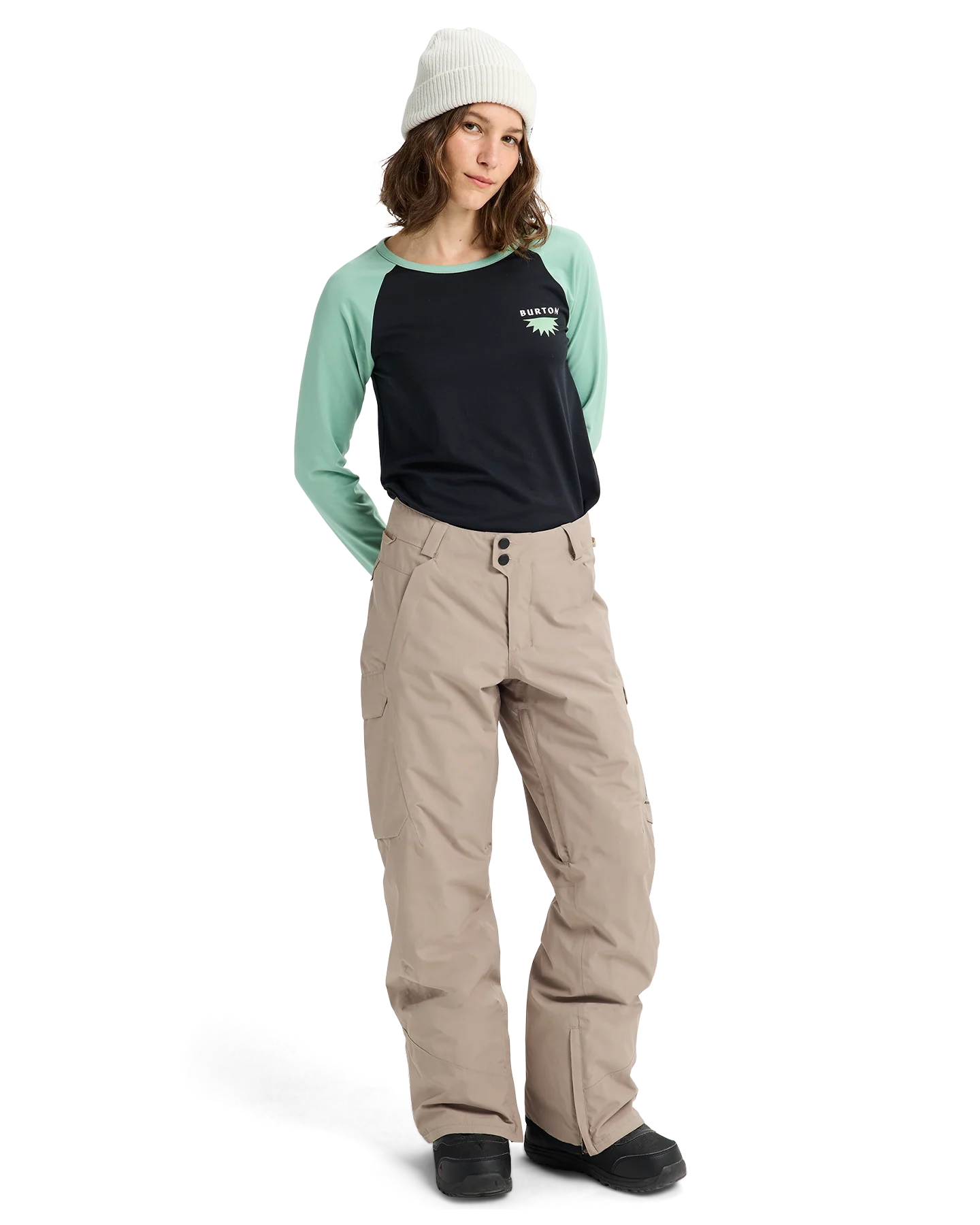 Burton Women's Reserve 2L Insulated Snow Pants - Summit Taupe - Image 2