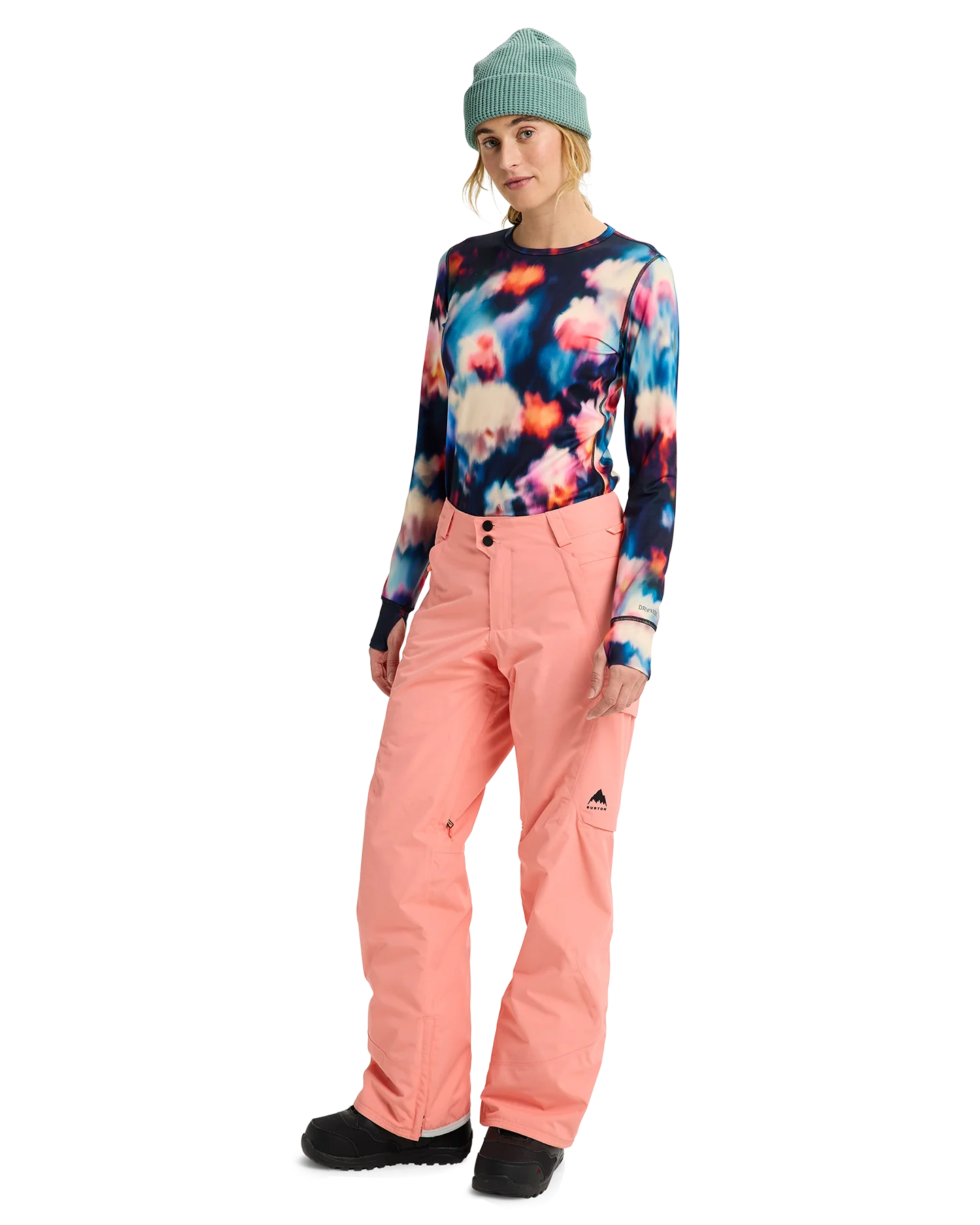 Burton Women's Reserve 2L Insulated Snow Pants - Sunrise Coral - Image 3