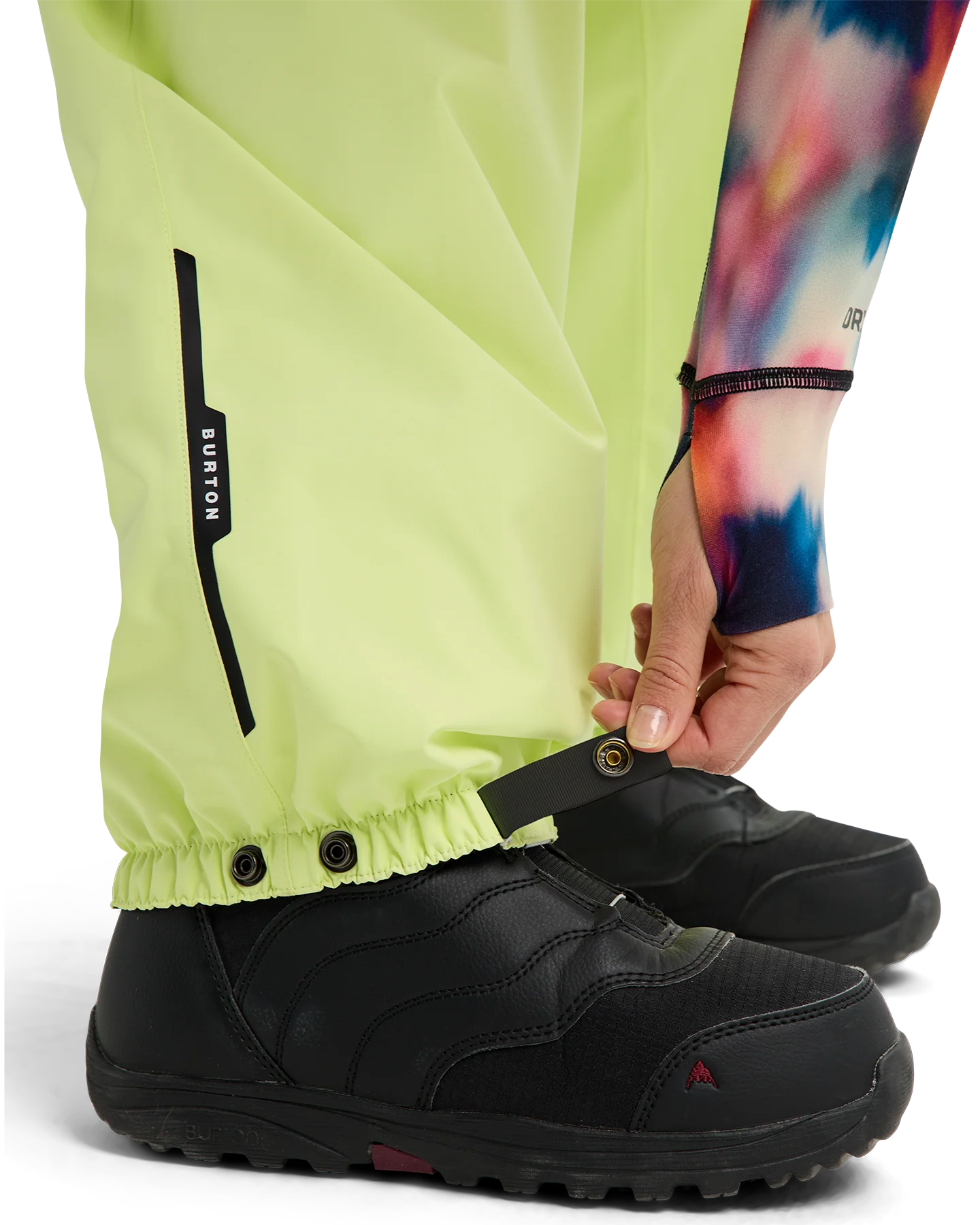 Burton Women's Reserve 2L Relaxed Snow Pants - Glow Yellow Green - Image 9