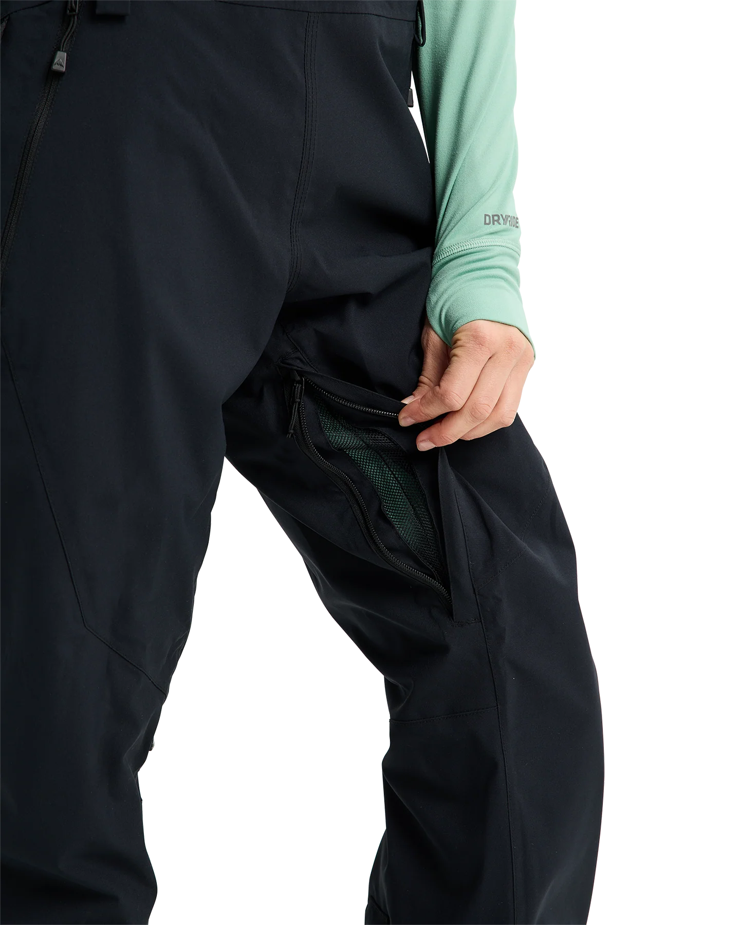 Burton Women's Reserve 2L Stretch Snow Bib Pants - True Black - Image 7