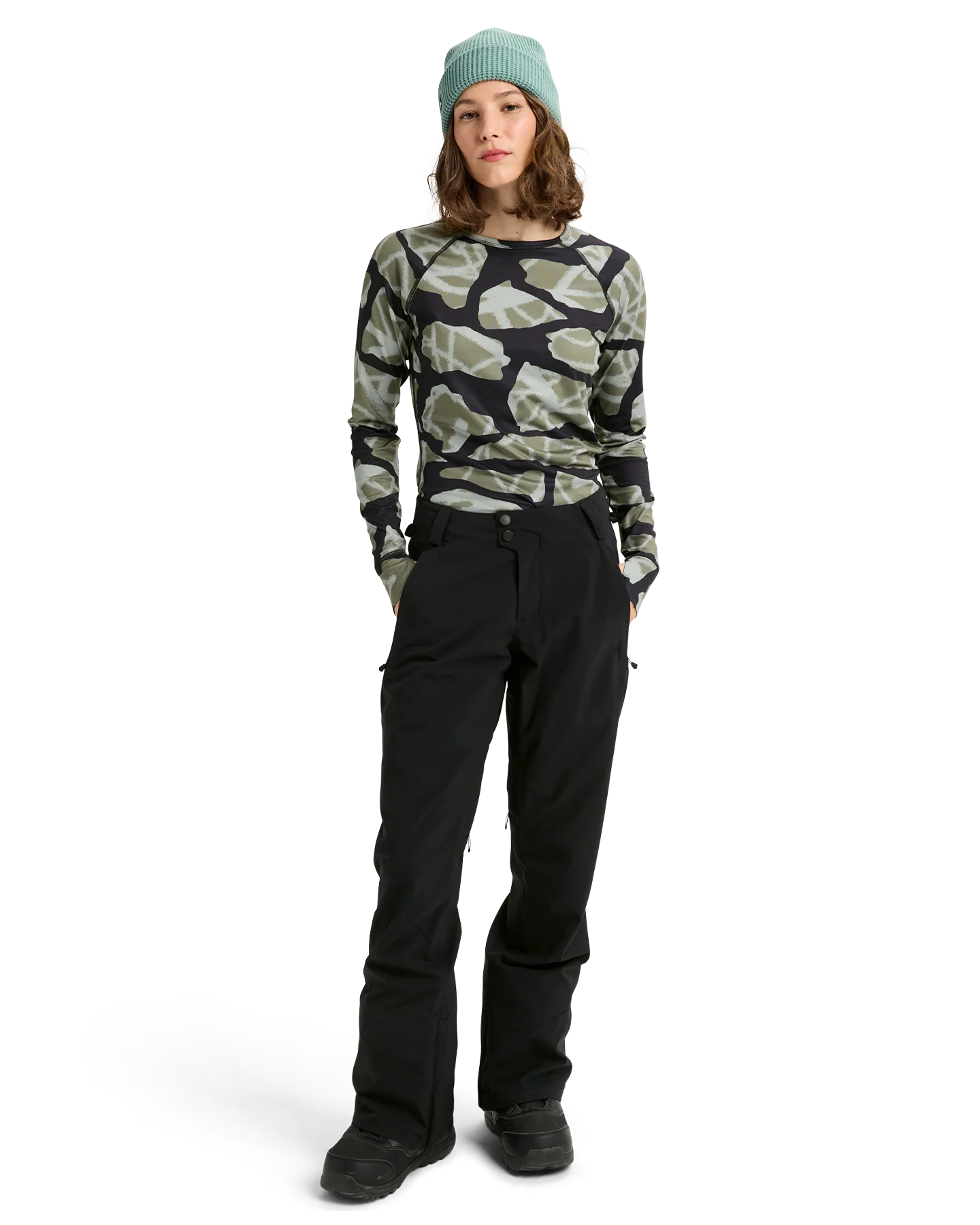 Burton Women's Reserve 2L Stretch Snow Pants - True Black - Image 2