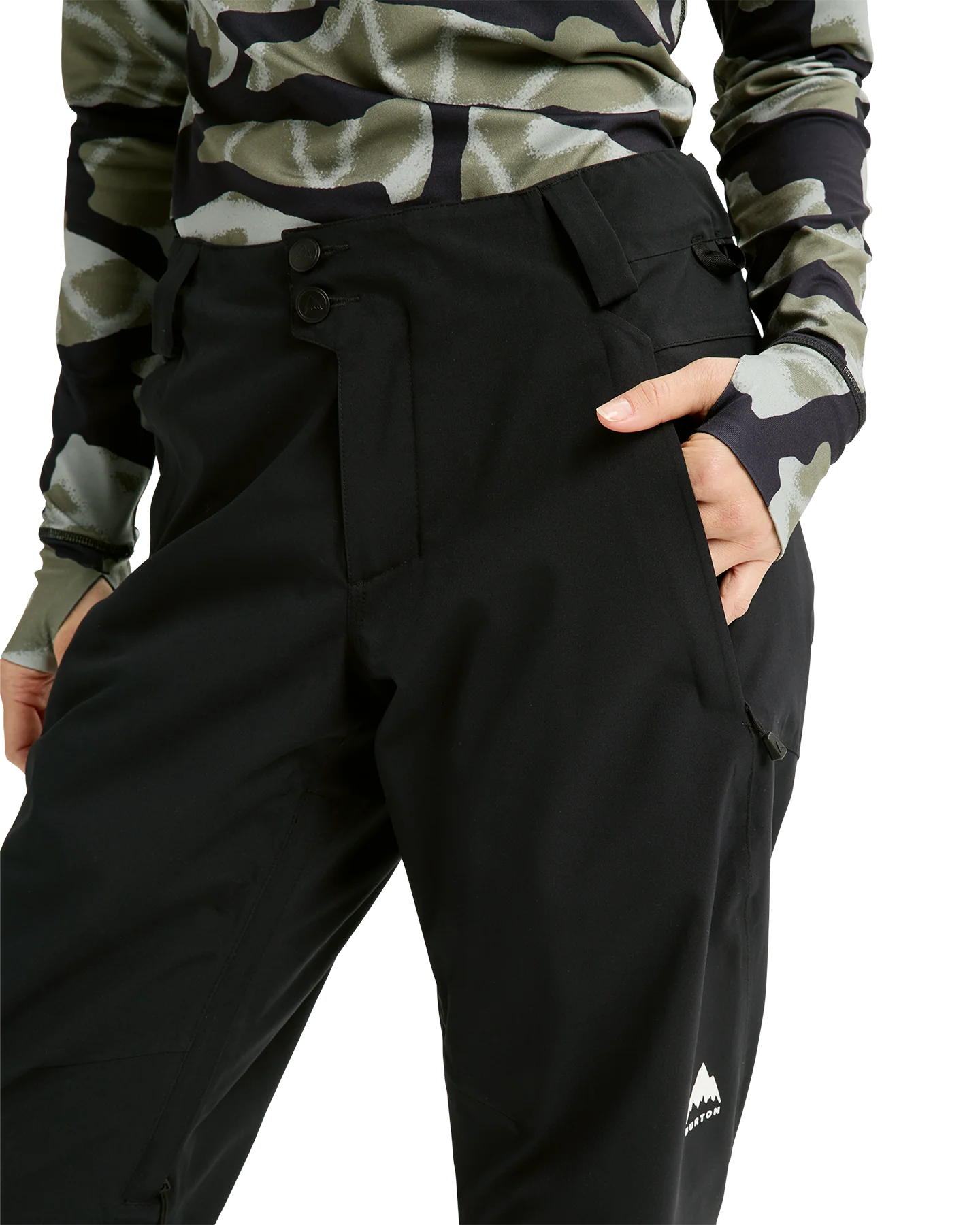 Burton Women's Reserve 2L Stretch Snow Pants - True Black - Image 6