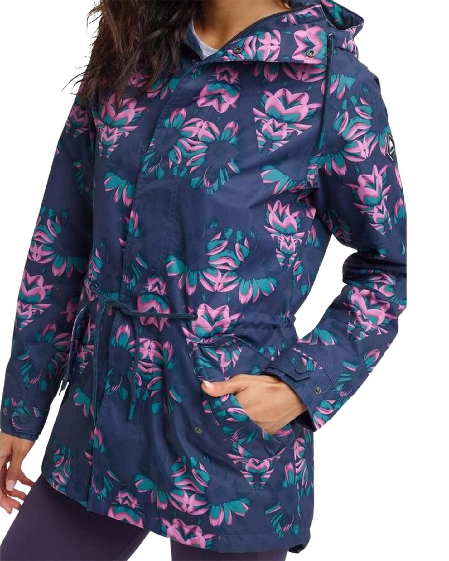 Burton Women's Sadie Rain Jacket - Dress Blue Stylus (M) - Image 7