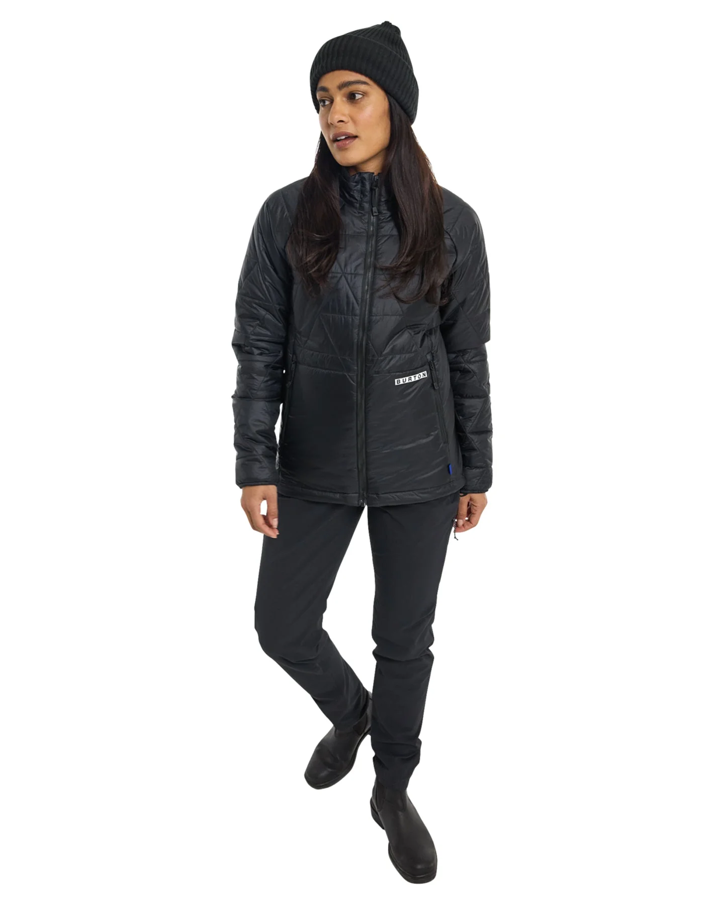 Burton Women's Versatile Heat Synthetic Down Jacket - True Black - Image 3