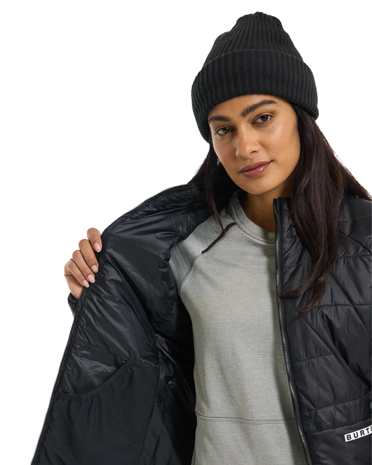 Burton Women's Versatile Heat Synthetic Down Jacket - True Black - Image 4