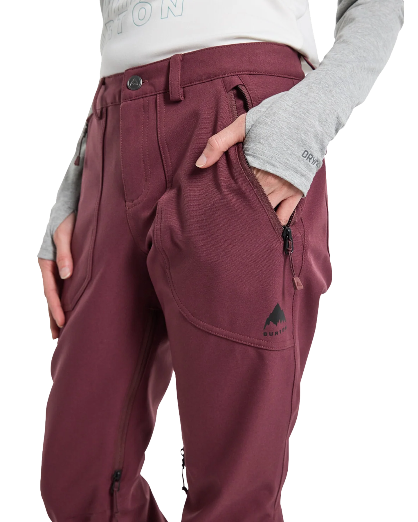 Burton Women's Vida Stretch 2L Snow Pants - Almandine - Image 4