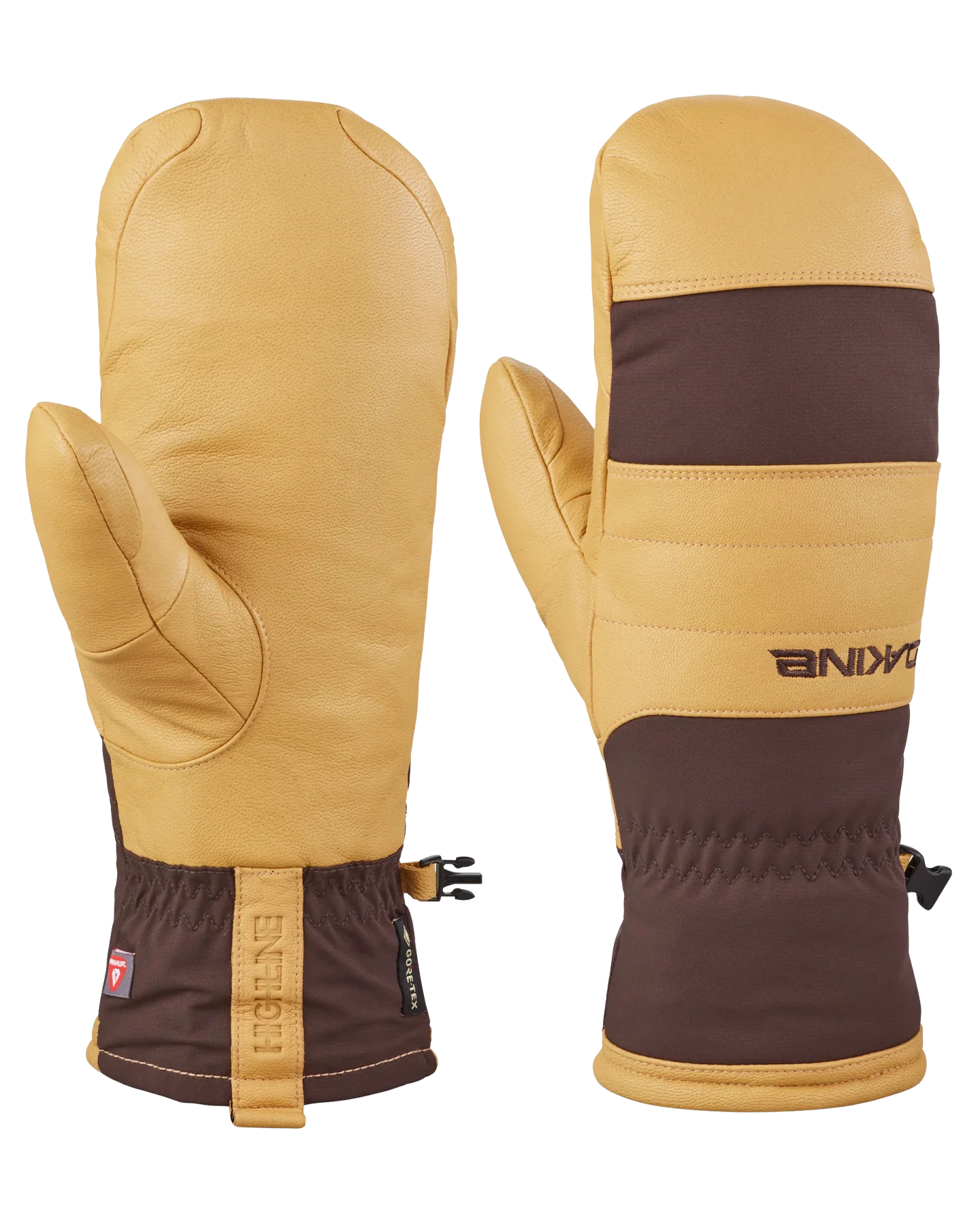 Dakine Men's Baron GORE-TEX® Index Snow Mitts - Tan/Mole - Image 3