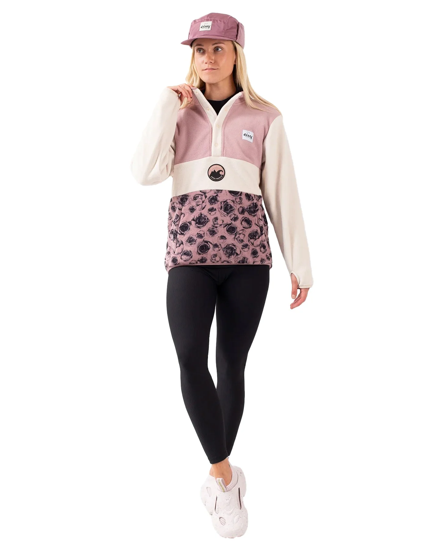 Eivy Mountain Women's Fleece - Charcoal Woodrose - Image 4