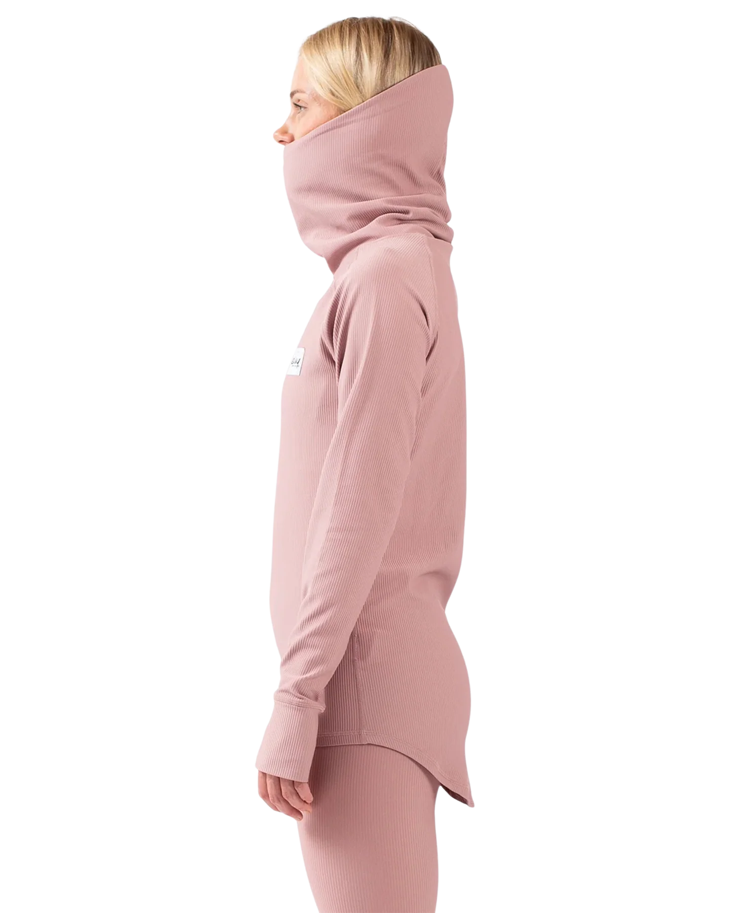 Eivy Women's Icecold Gaiter Rib Top - Faded Woodrose - Image 4