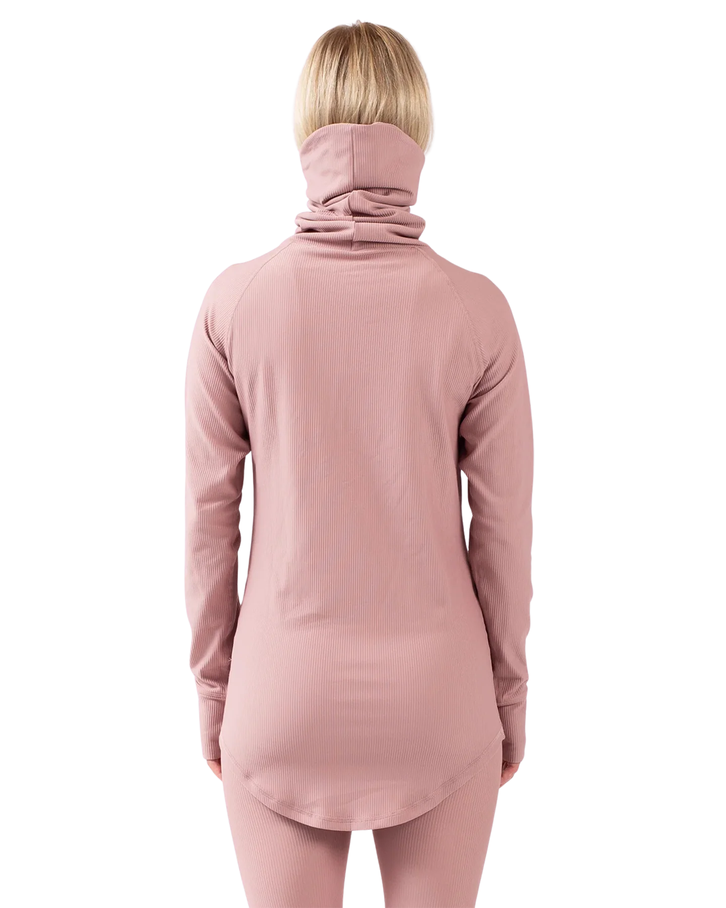 Eivy Women's Icecold Gaiter Rib Top - Faded Woodrose - Image 5