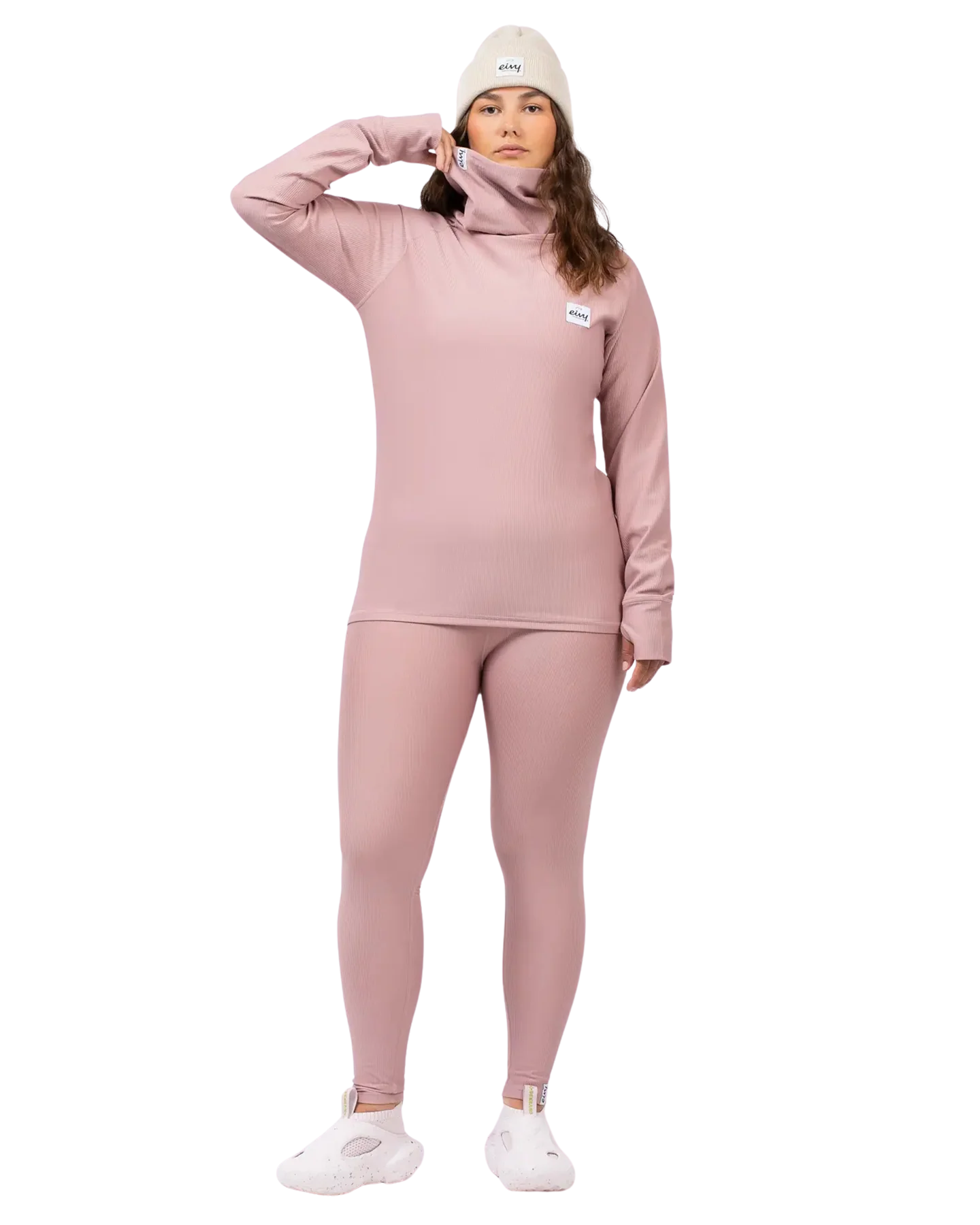 Eivy Women's Icecold Gaiter Rib Top - Faded Woodrose - Image 7