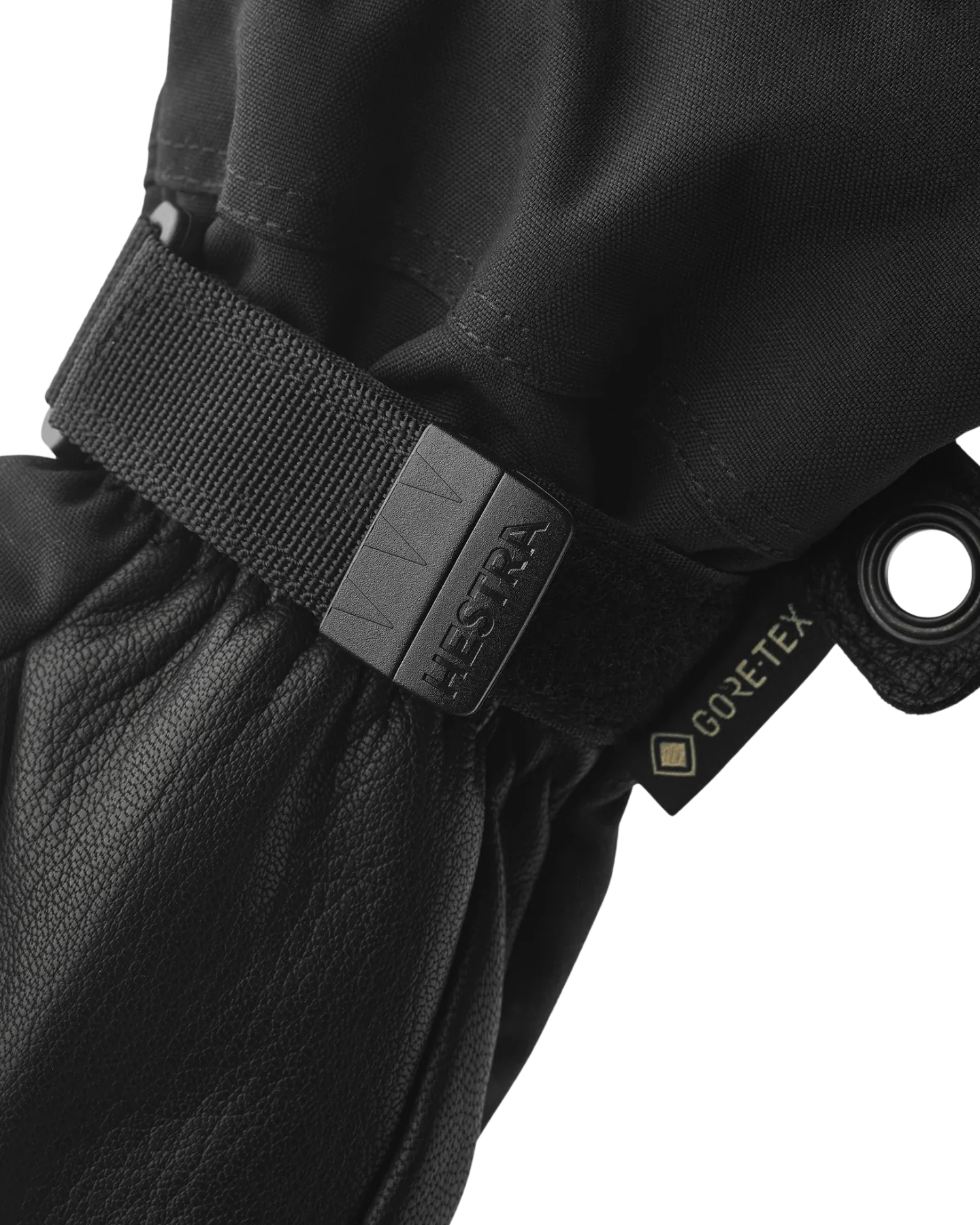 Hestra Army Leather Gore-Tex 5 Finger - Black / Black - Image 6
