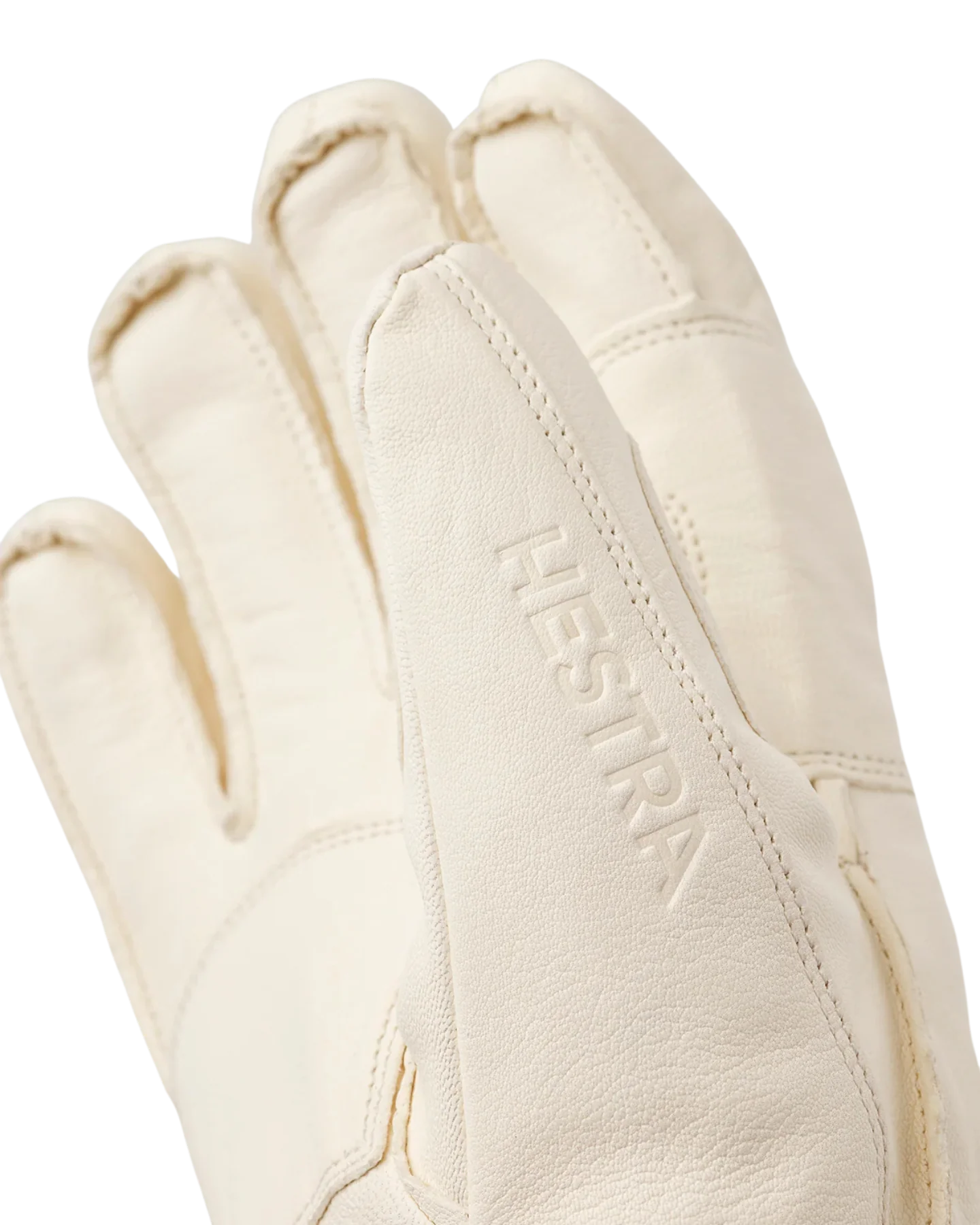 Hestra Women's Leather Fall Line 5 Finger - White - Image 2