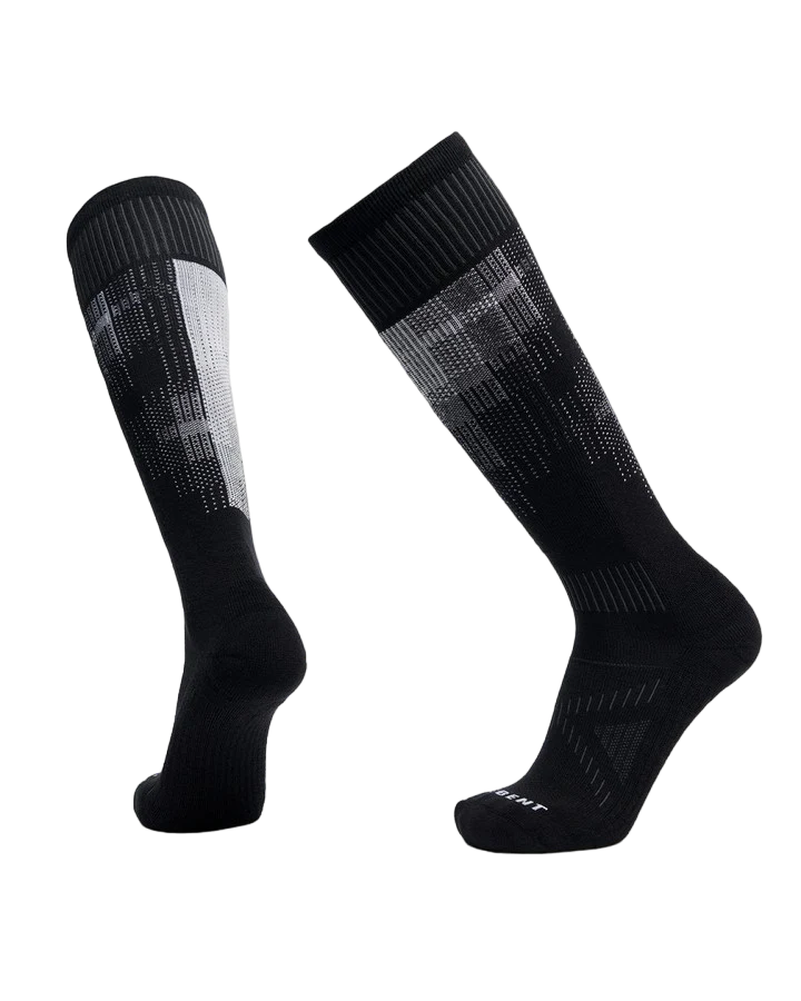 Le Bent Pixel Light Snow Socks - Mono