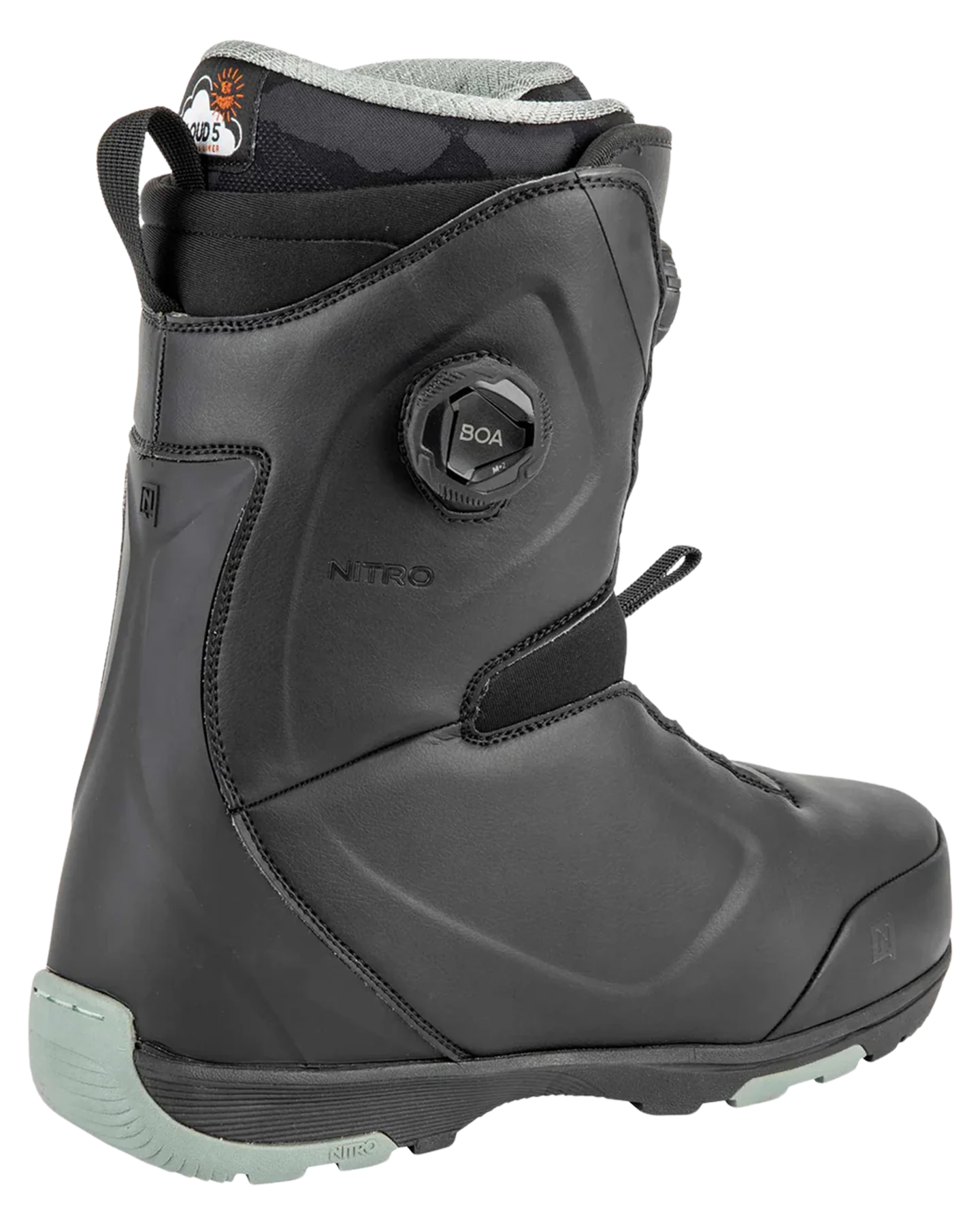 Nitro Club BOA Snowboard Boots – Black - Image 2