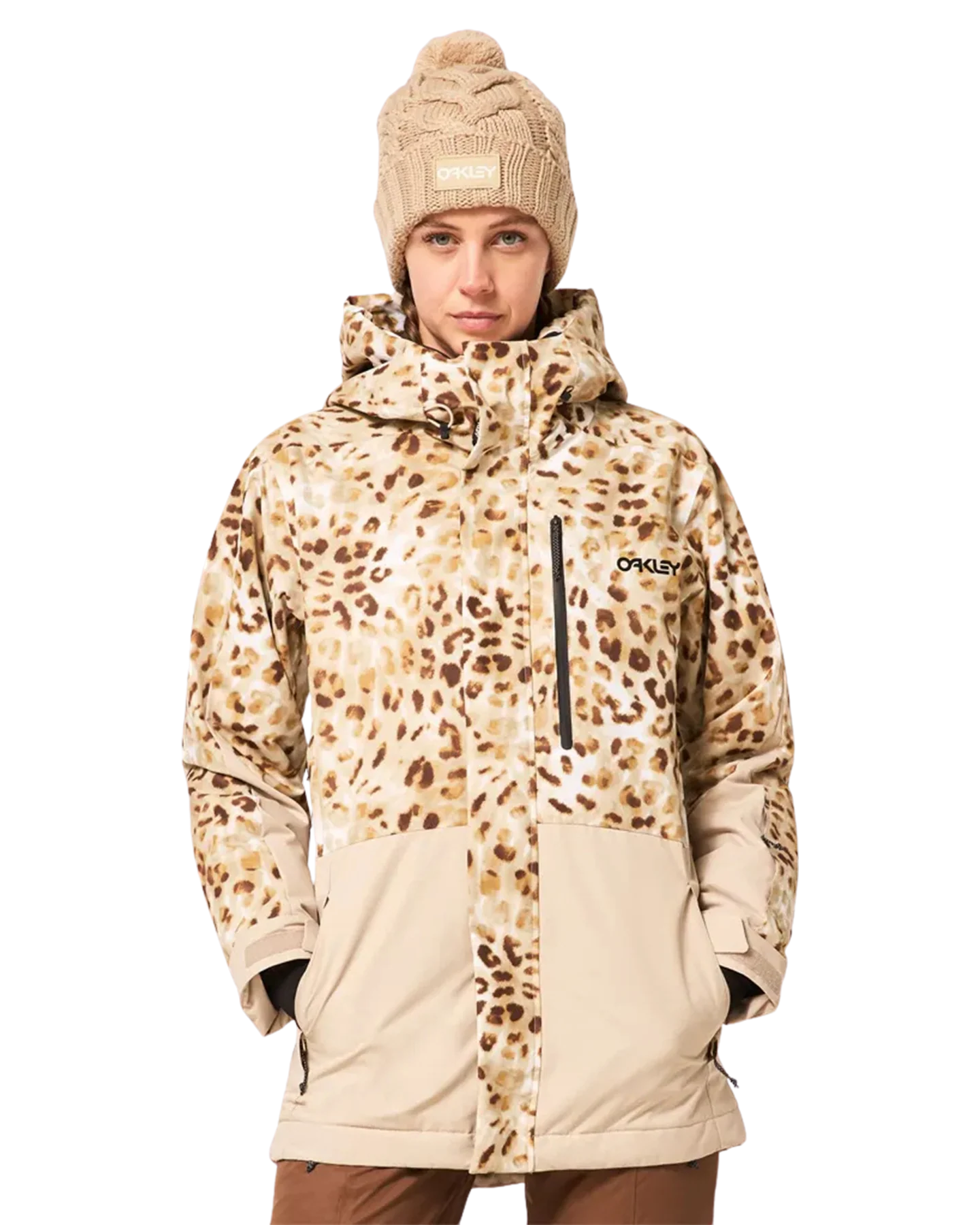 Oakley Women's Tnp Tbt Insulated Jacket - Cheeta Td Print - Image 5